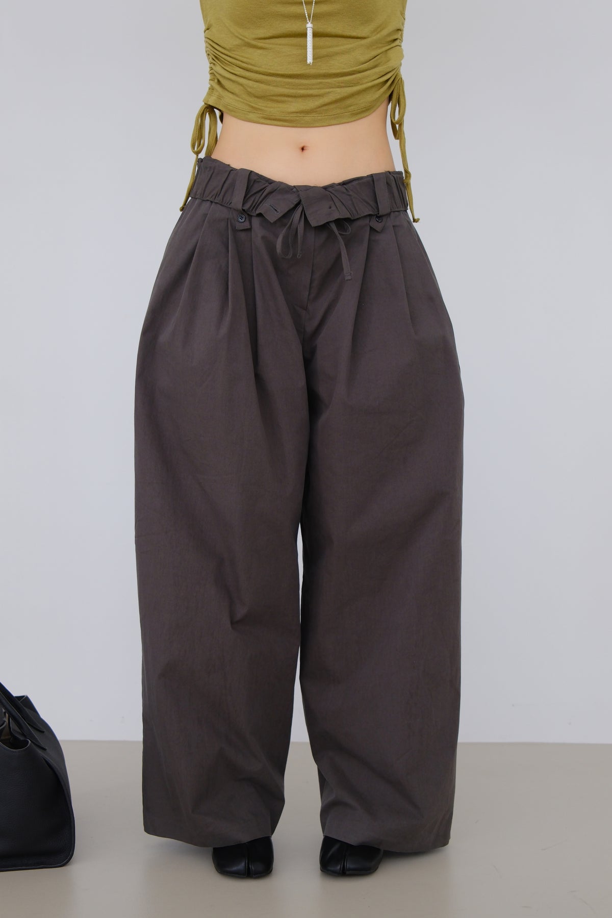 Soleil Roll-Up Waist Trousers