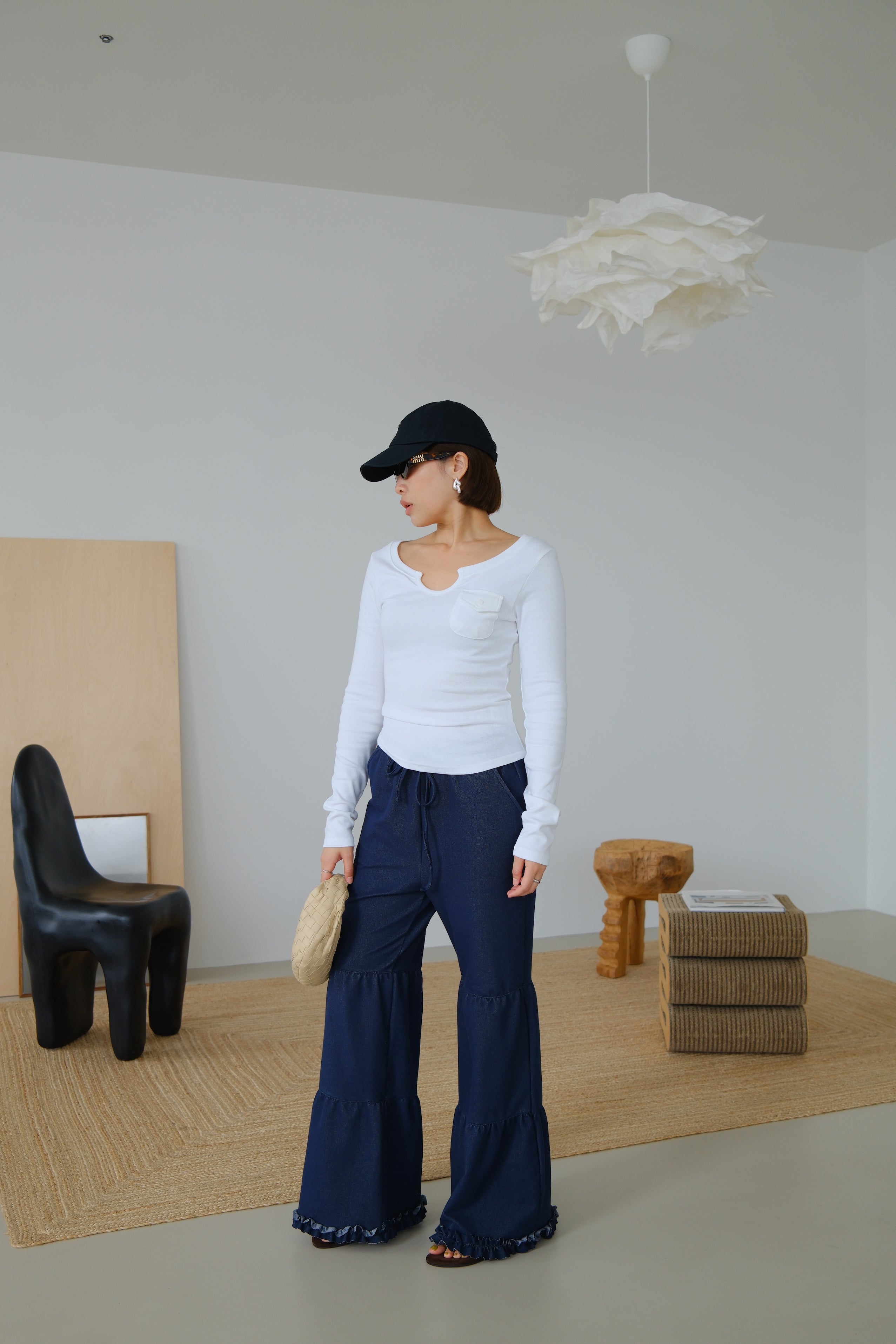 Mia Mini Pocket Long Sleeve Top