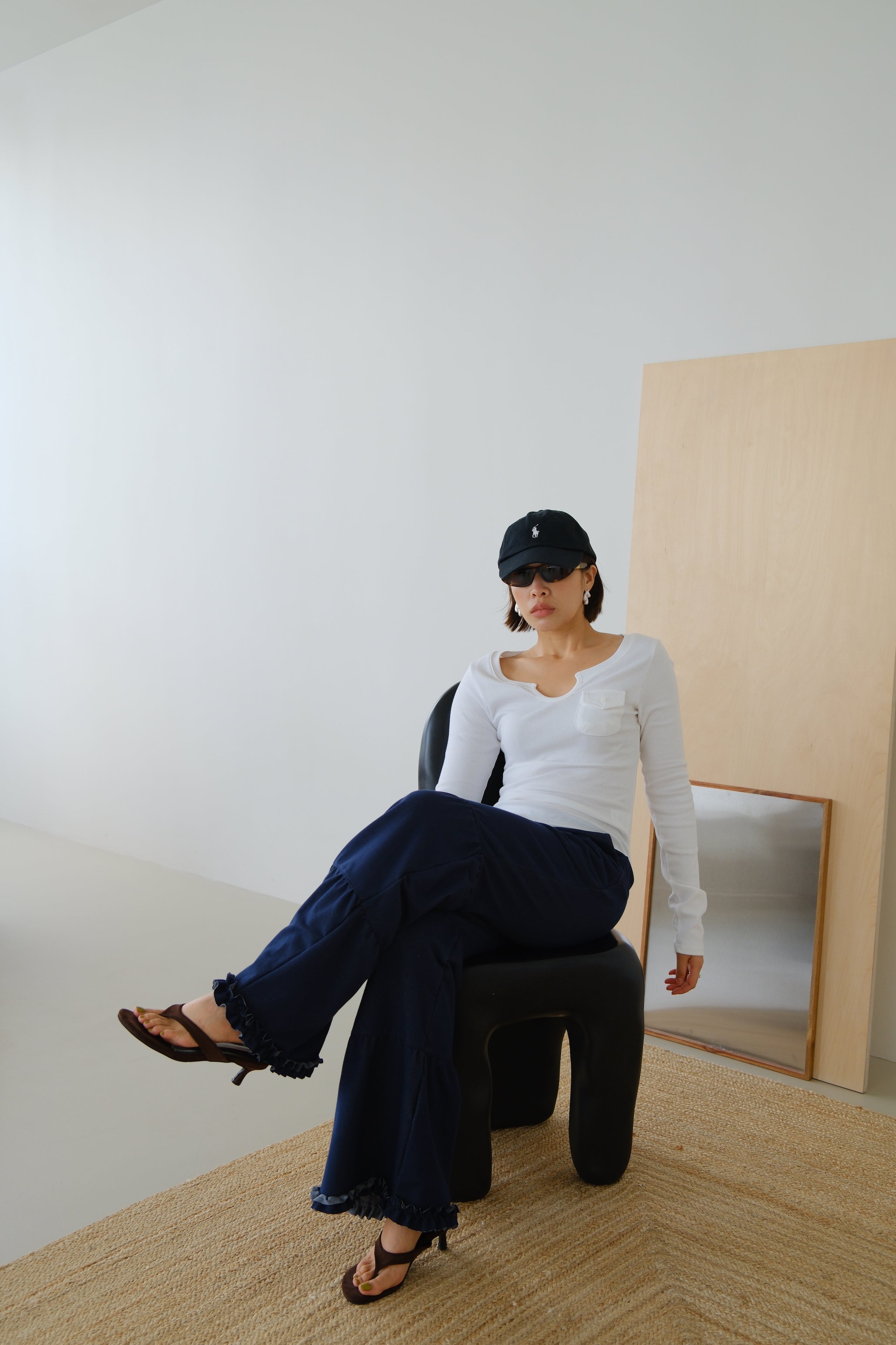 Mia Mini Pocket Long Sleeve Top