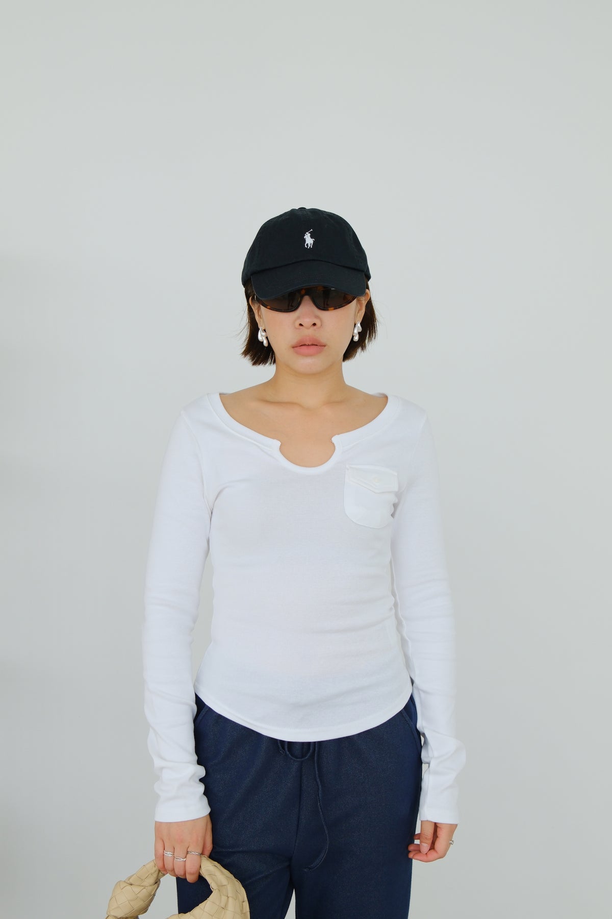 Mia Mini Pocket Long Sleeve Top