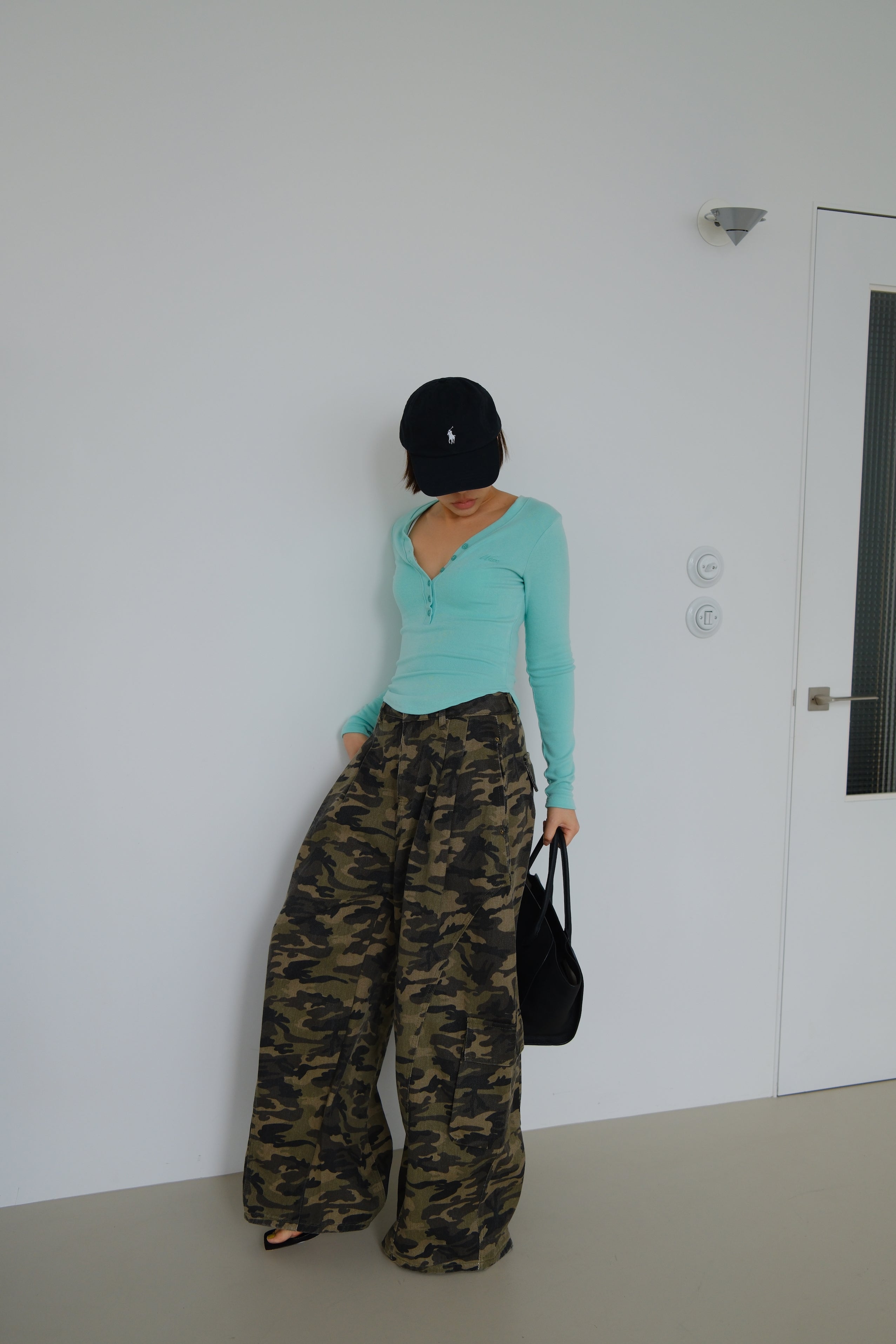 Ryder Camo Barrel Pants