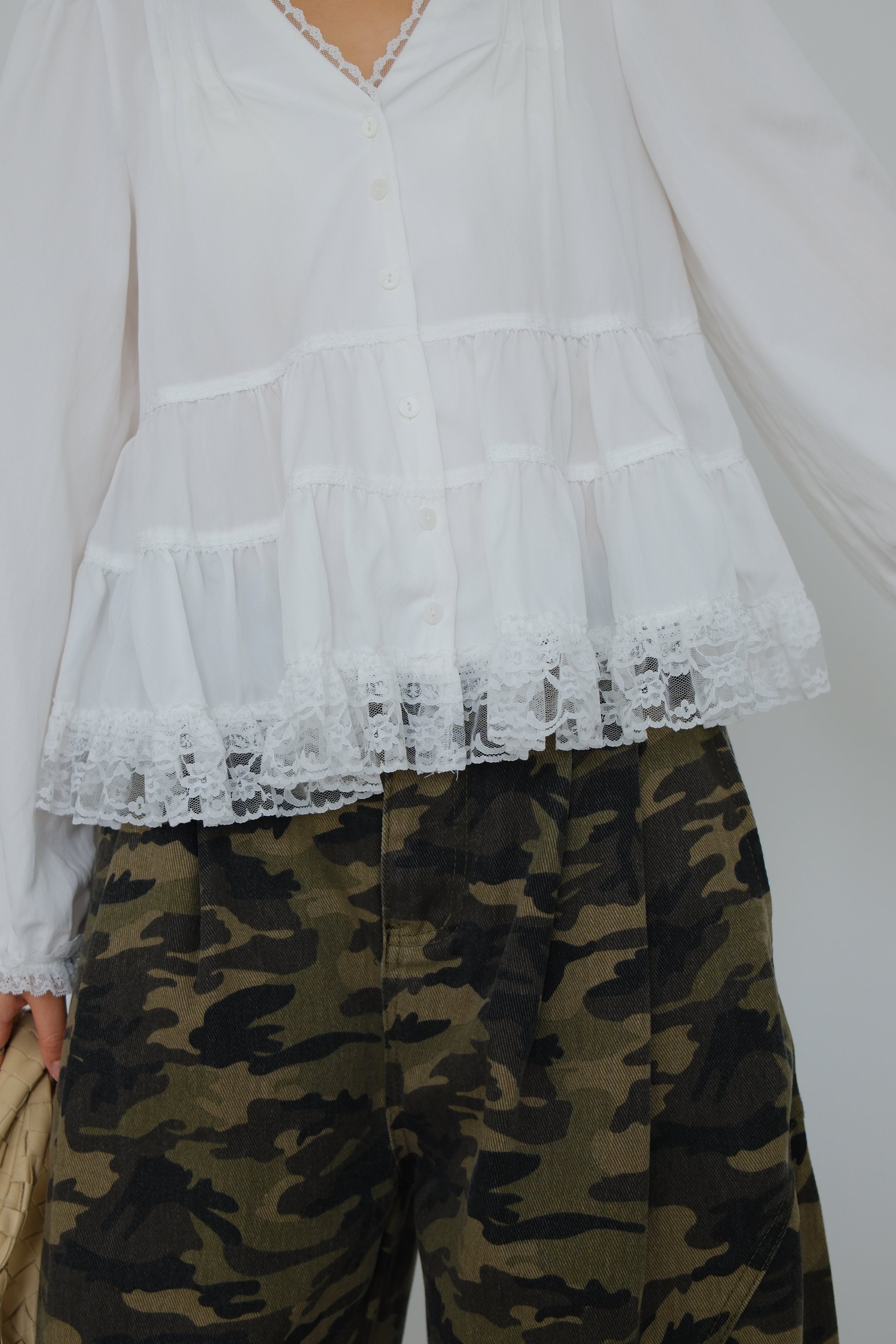 Sylvie Tiered Ruffle Blouse