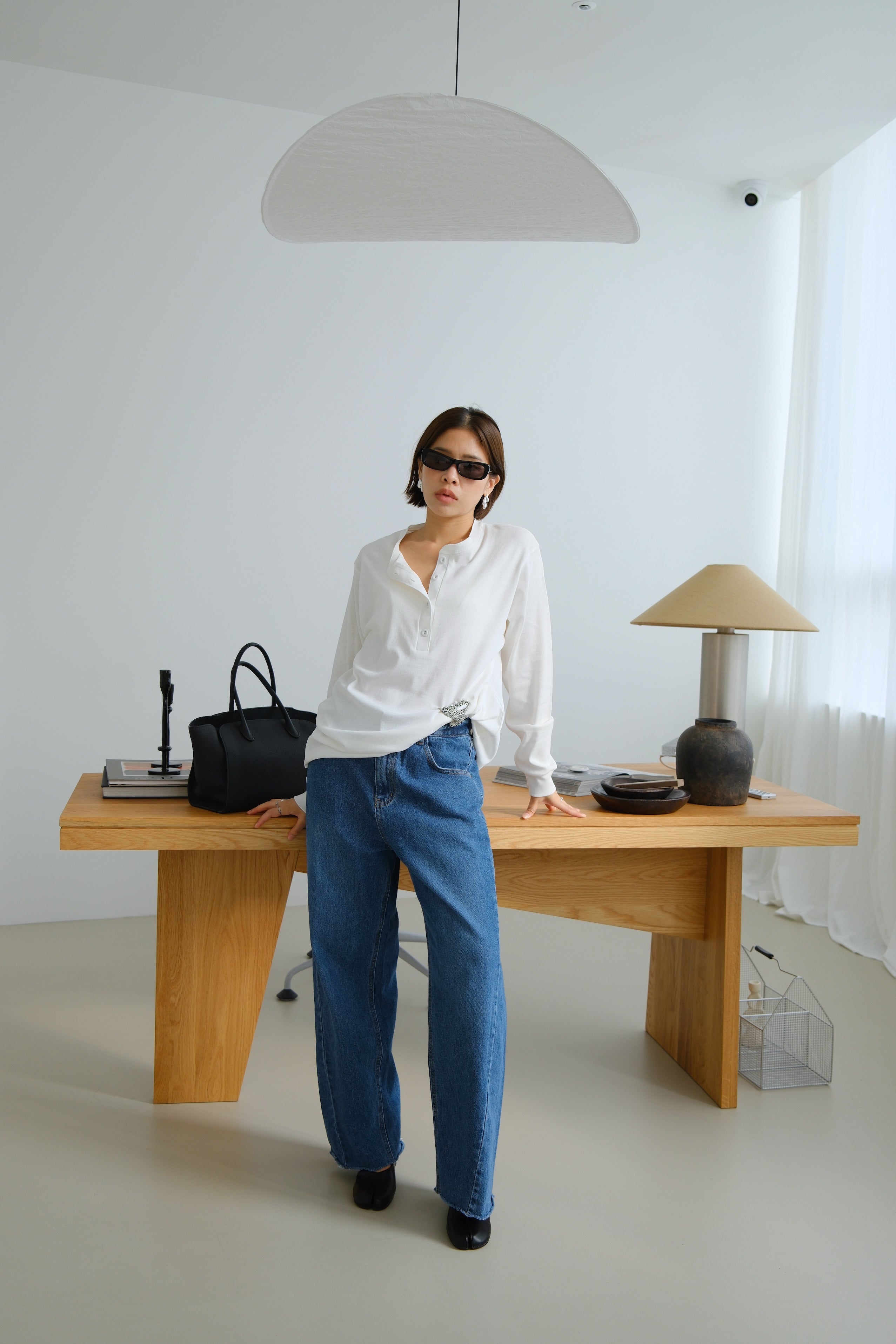 Riley Adjustable Waist Straight Jeans