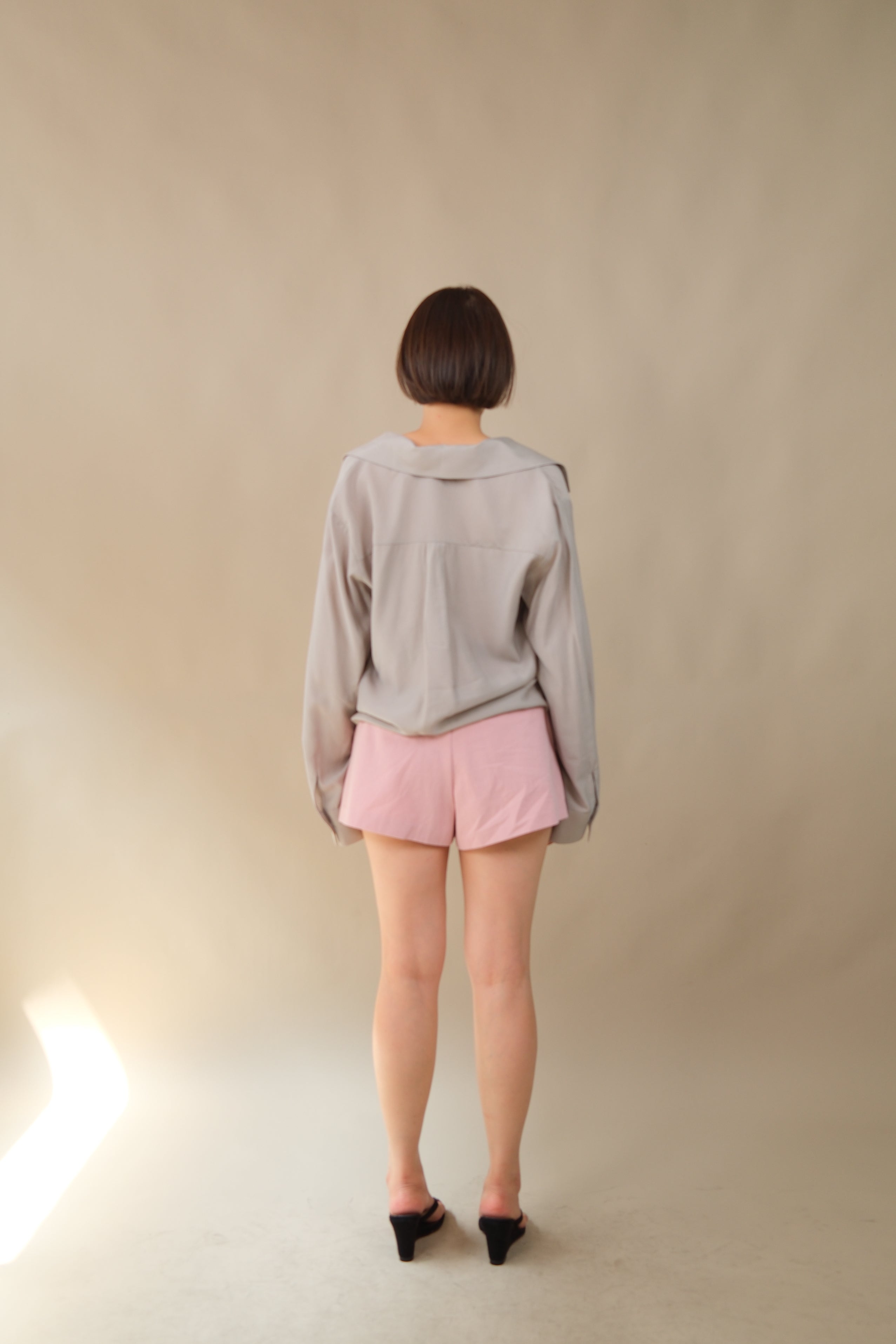 Flowy Sheer Polo Shirt