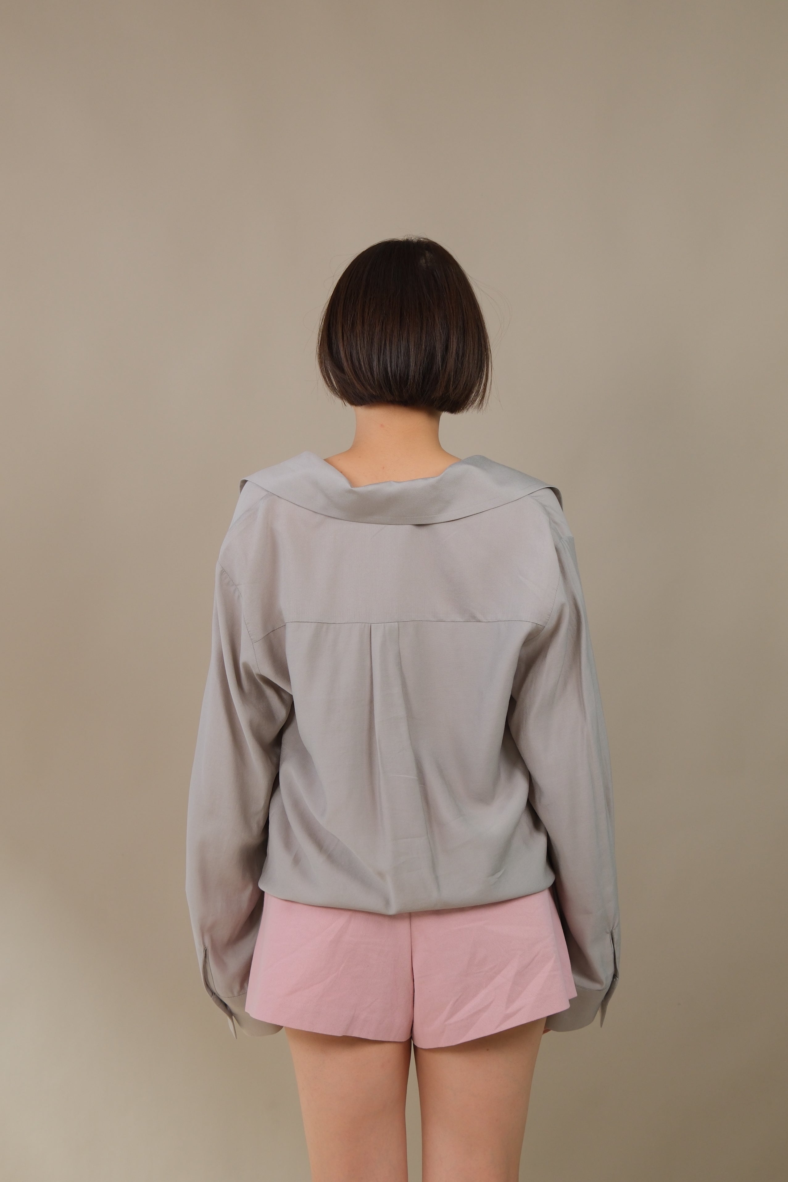 Flowy Sheer Polo Shirt