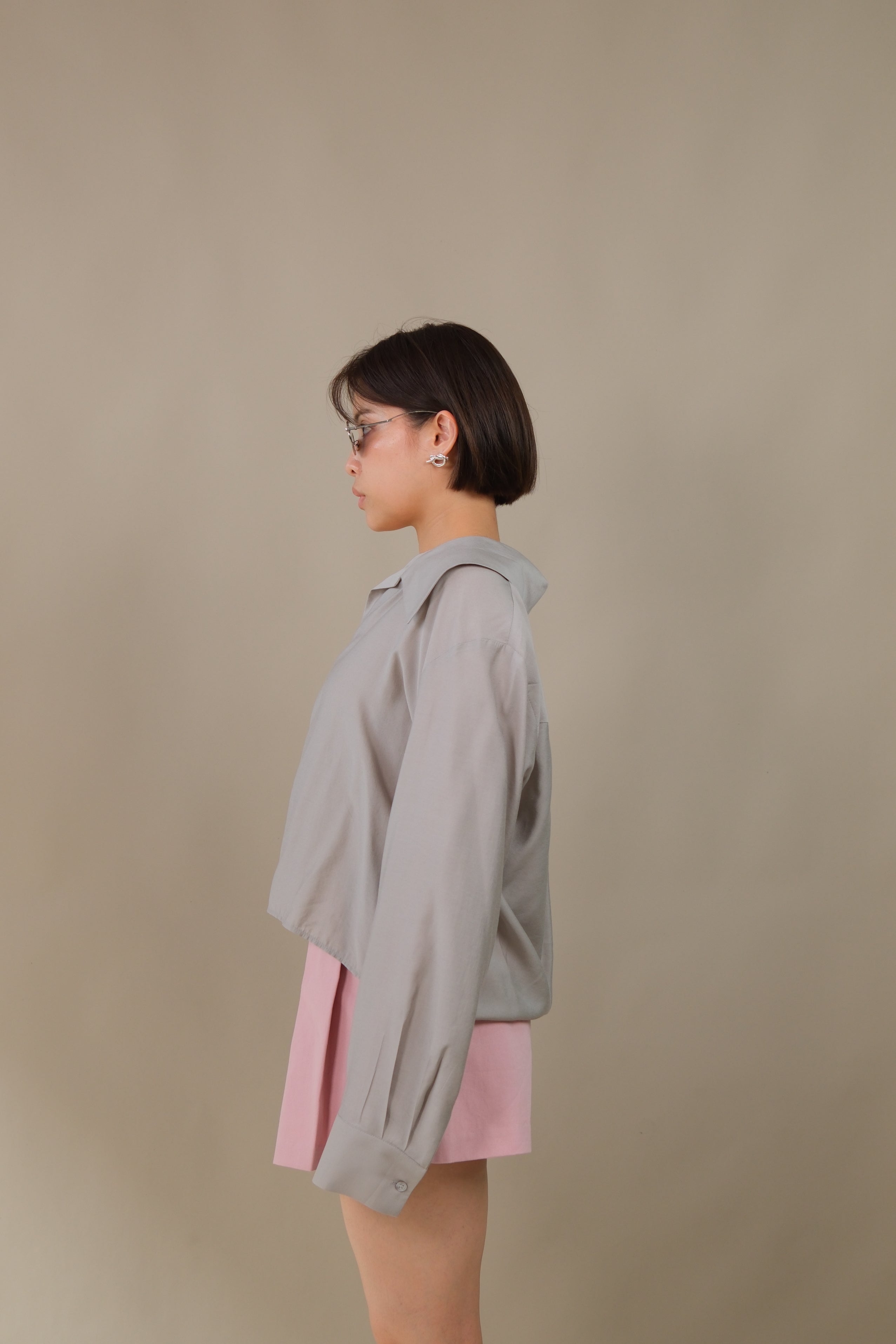 Flowy Sheer Polo Shirt