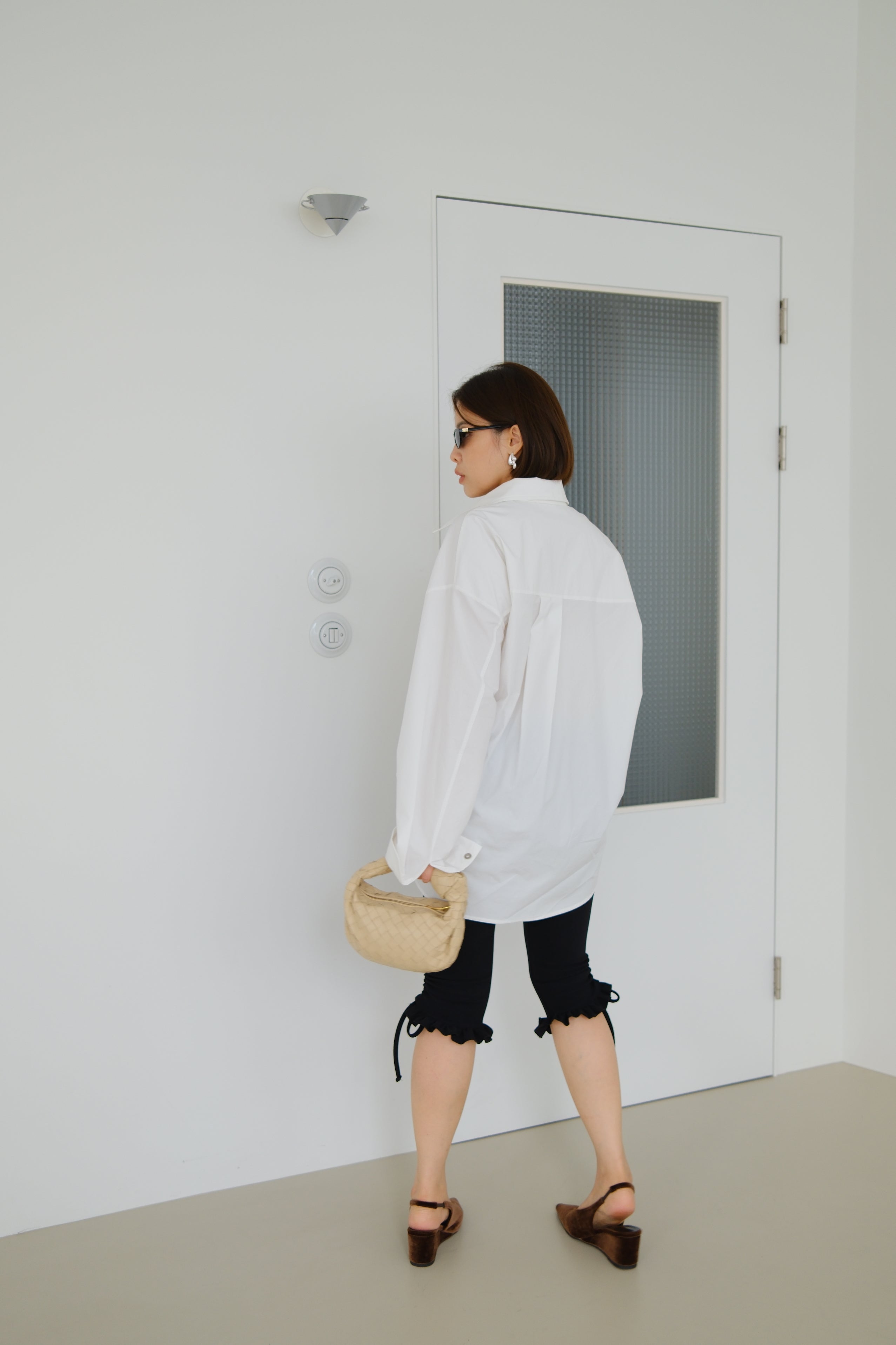 Aster Ruched Oversized Shirt