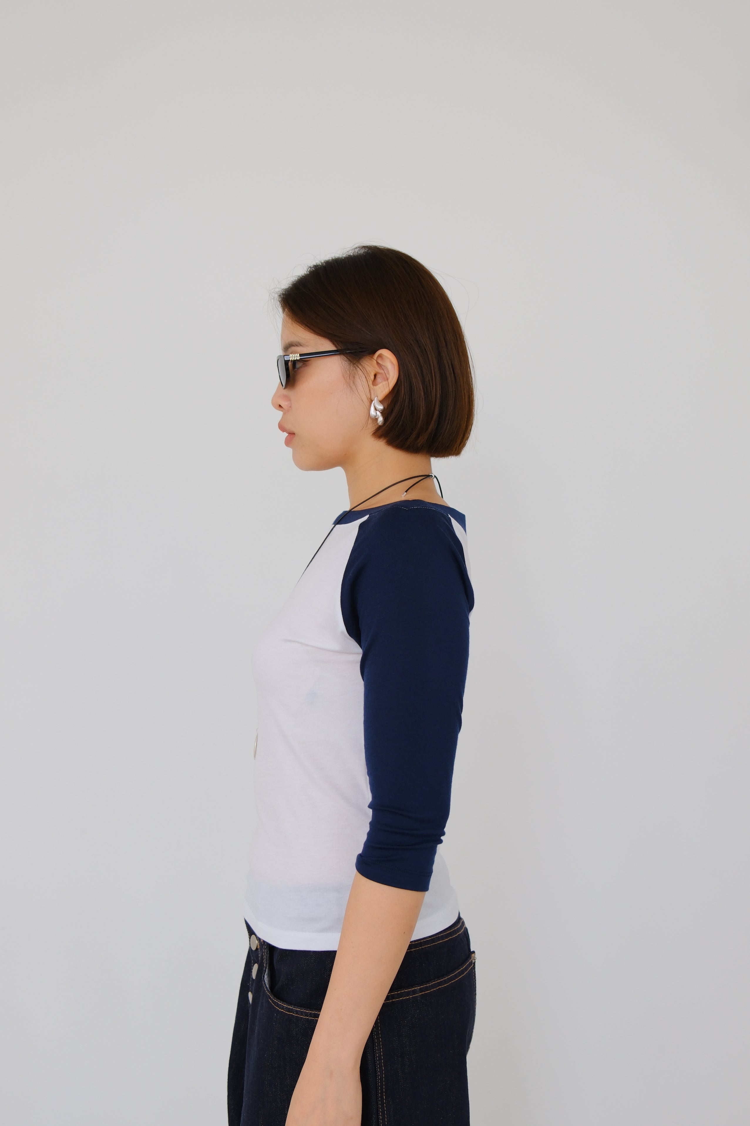 Romy Boat Neck Raglan Tee
