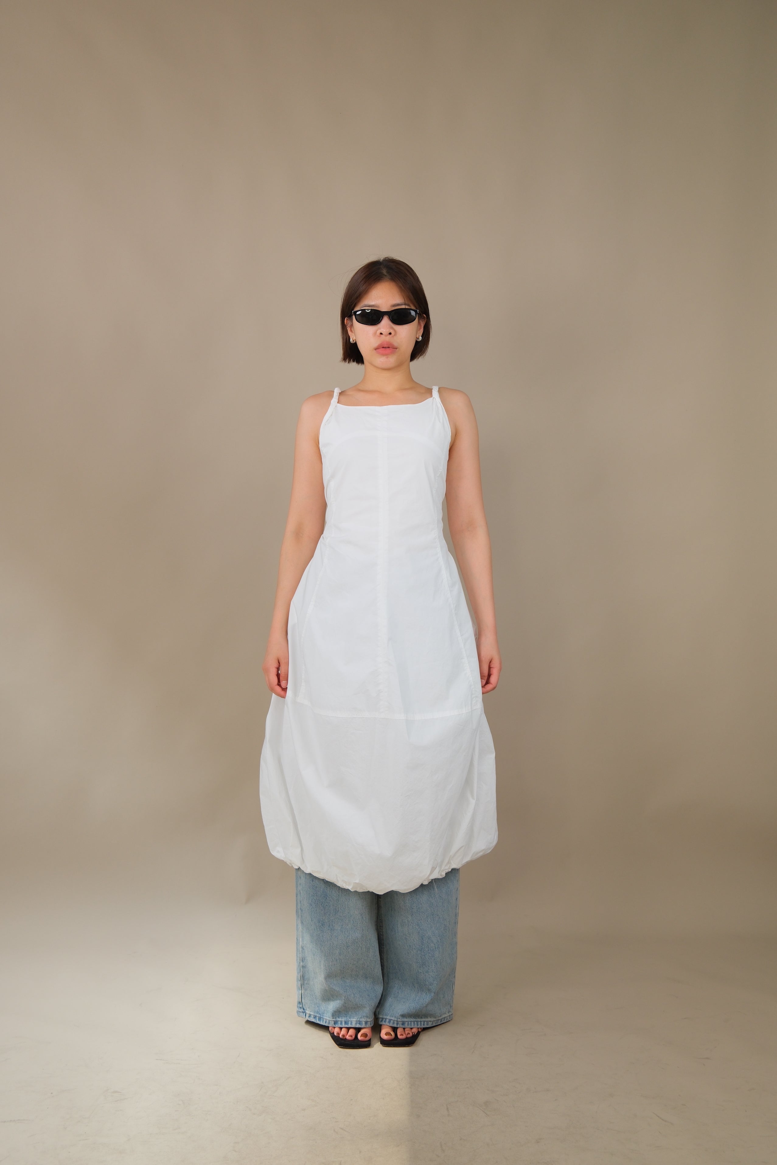 Nylon balloon dress