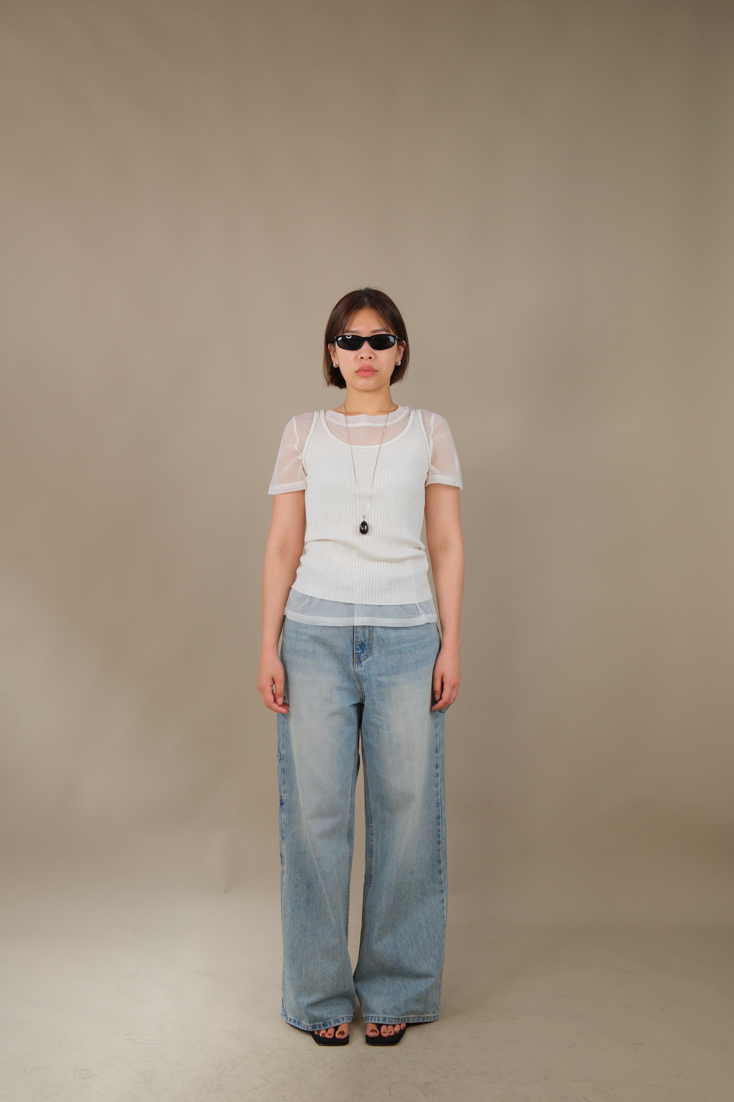 Utility pocket jeans