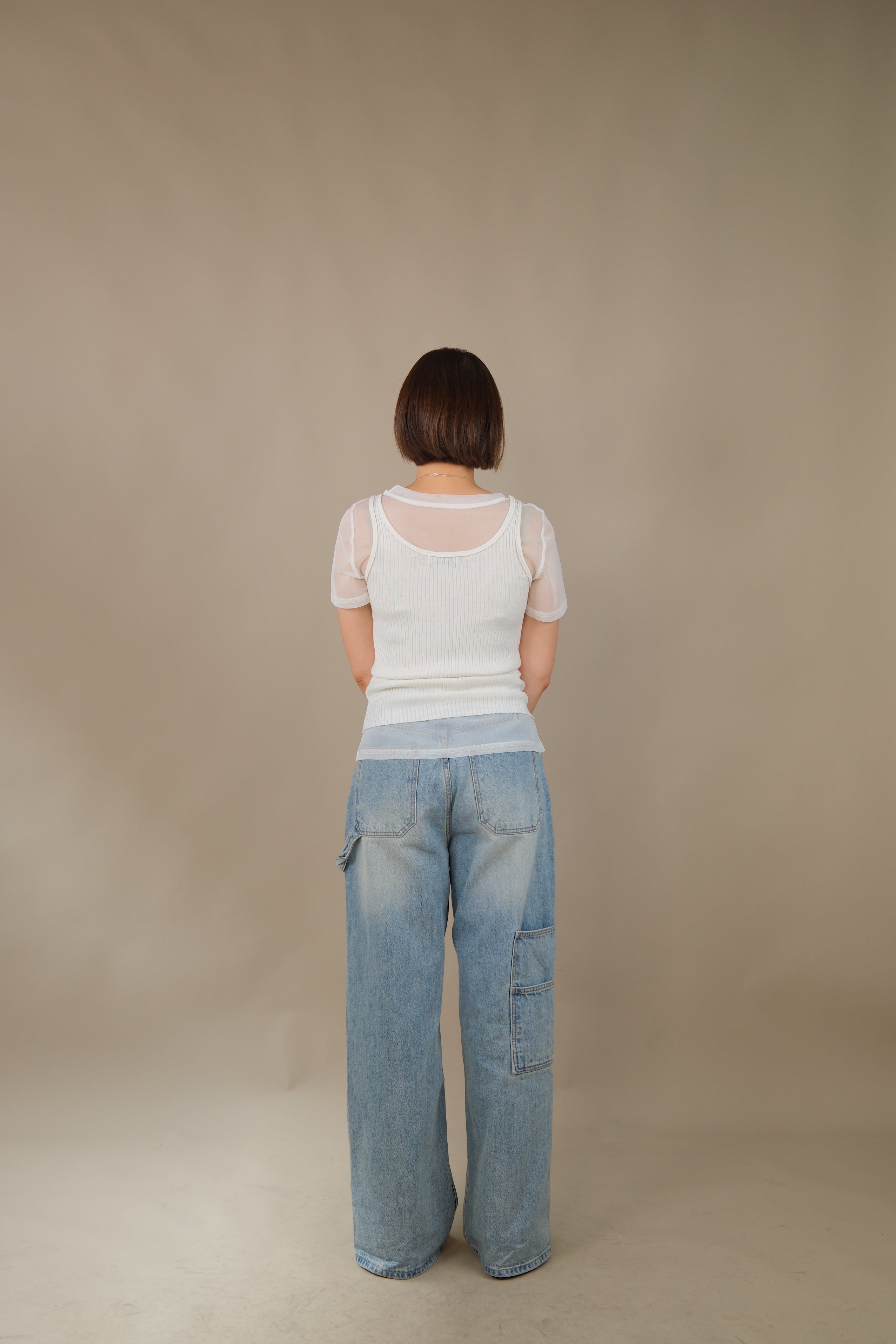 Utility pocket jeans