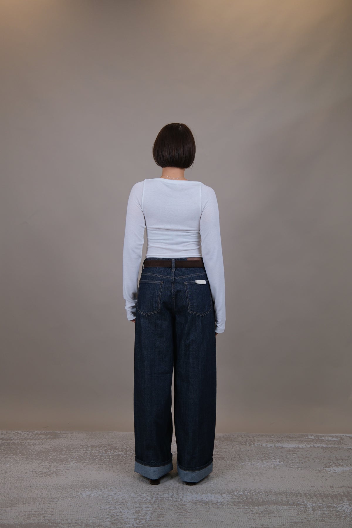 Aimee Fitted Boat Neck Tee