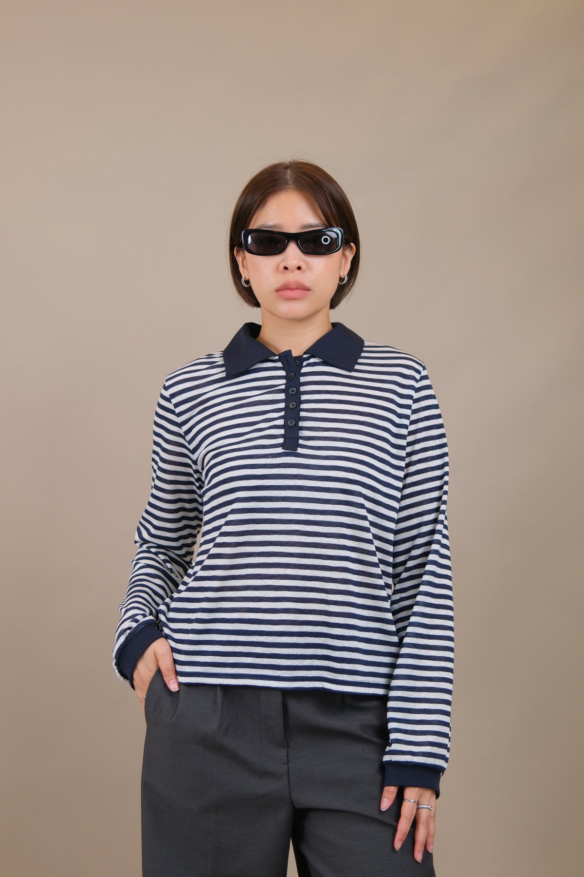 Soren Lightweight Stripe Polo