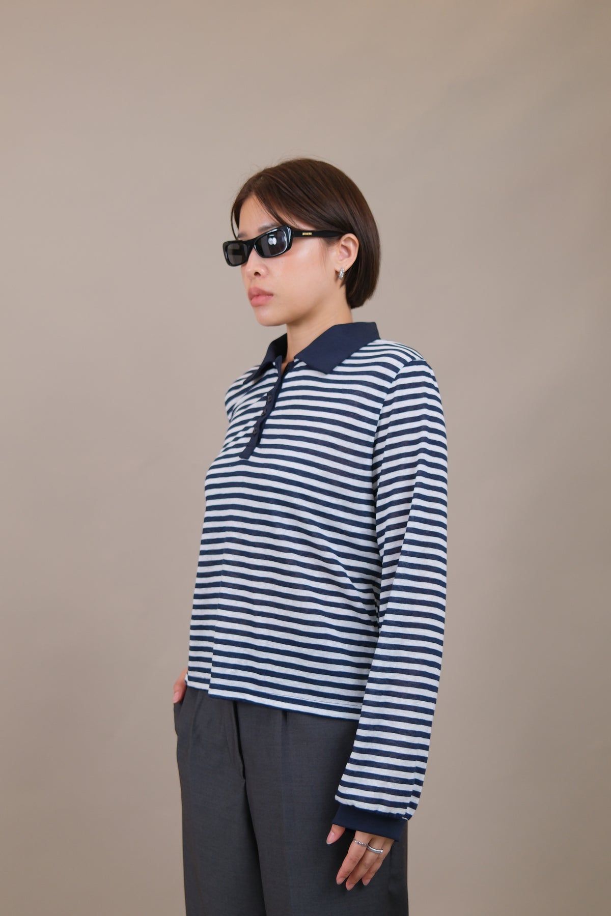 Soren Lightweight Stripe Polo