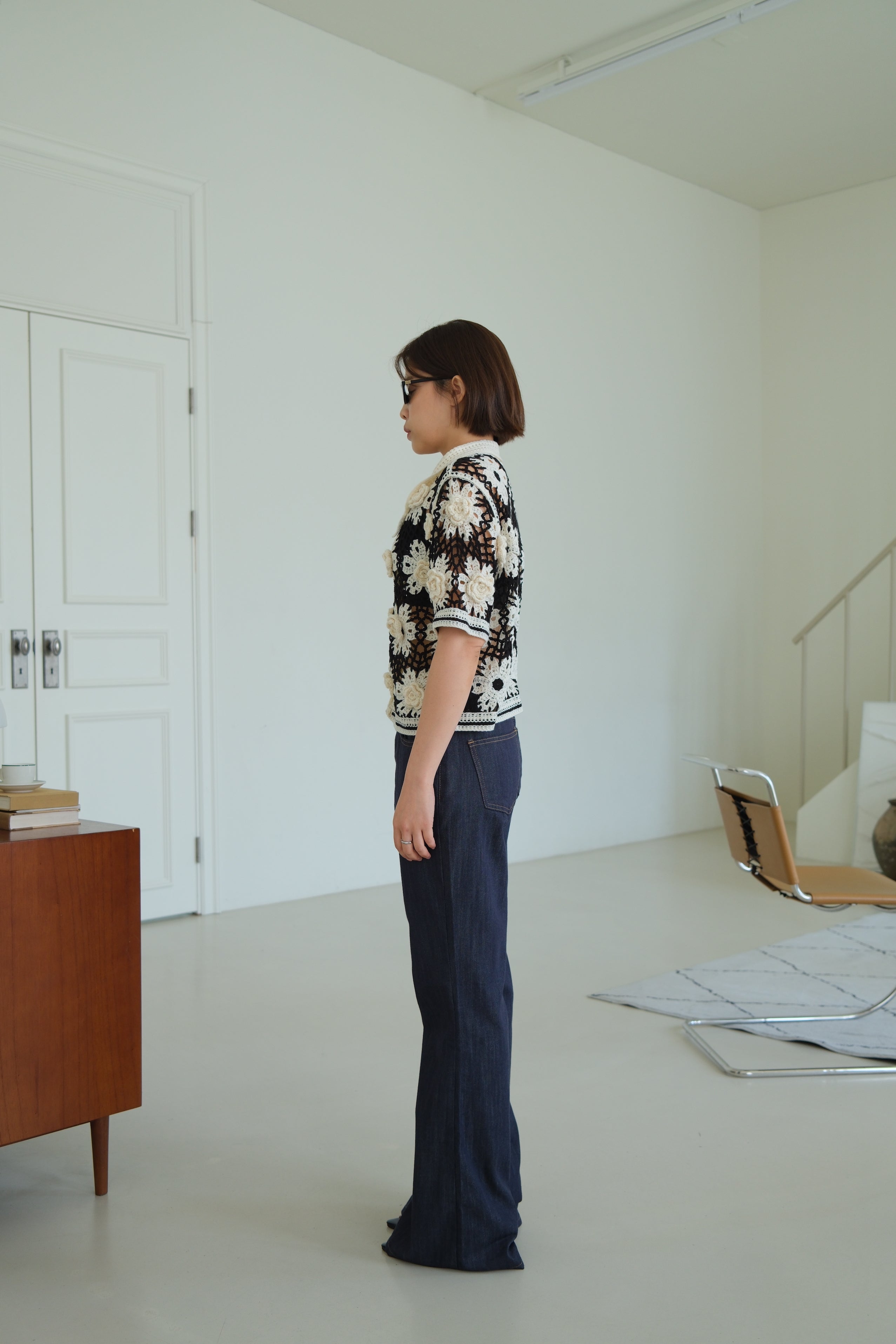 Porter high-rise flared jeans