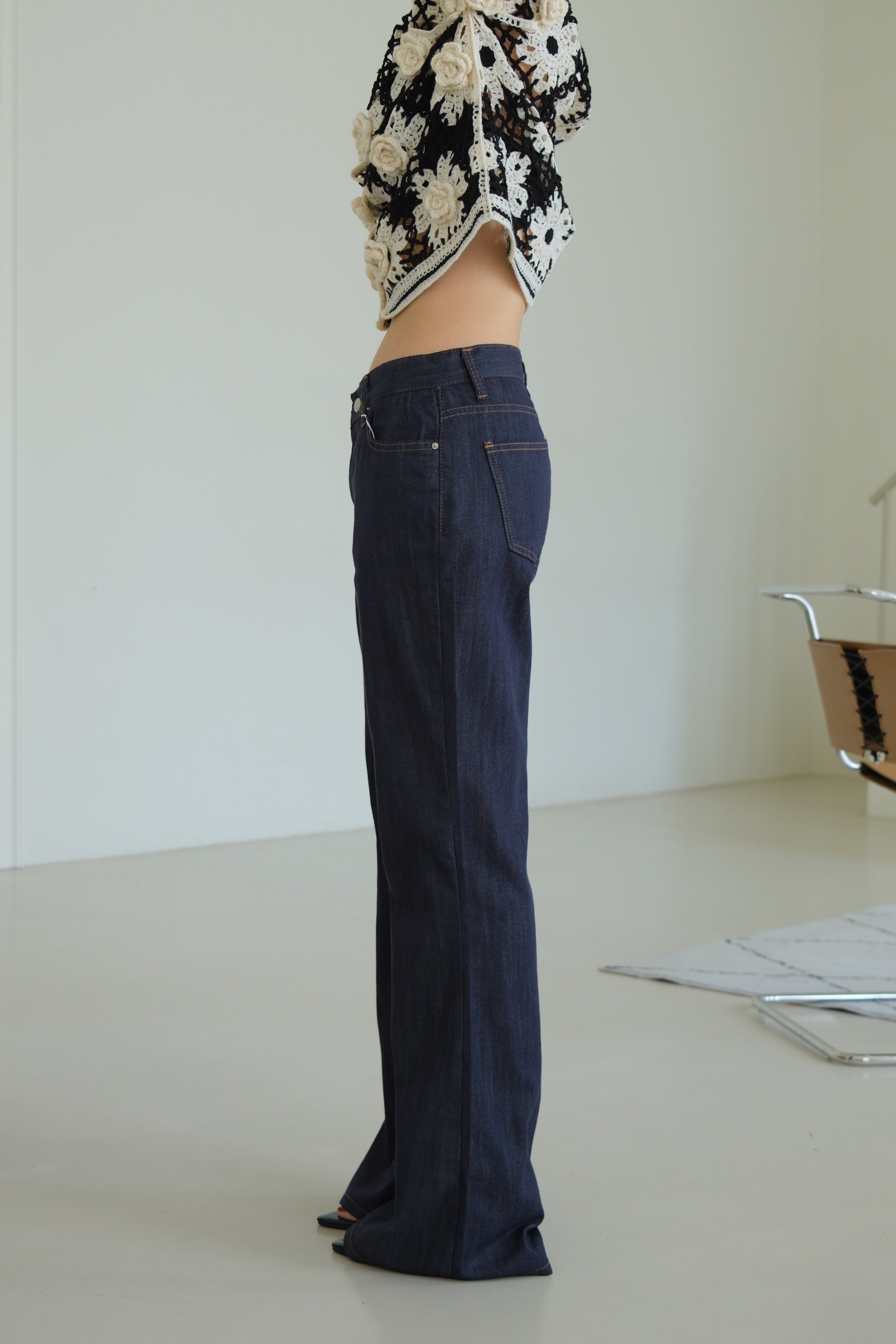Porter high-rise flared jeans