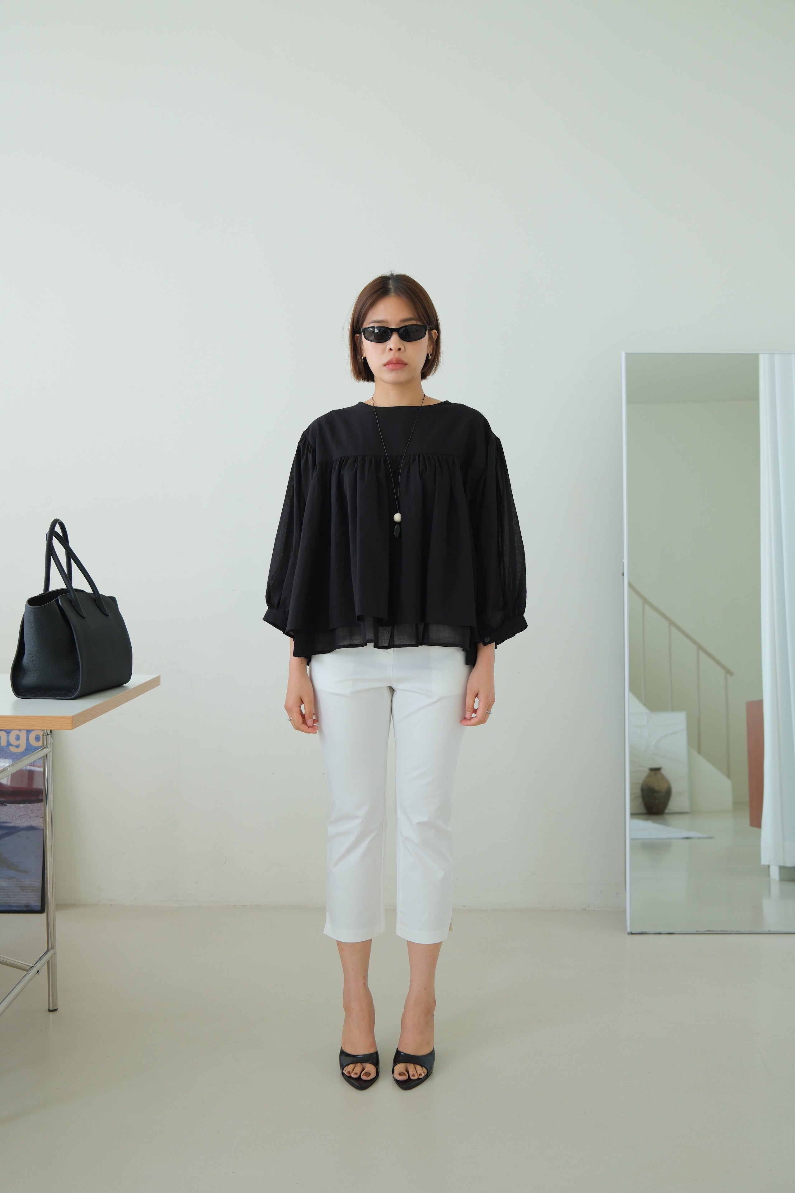 Riri Flowy Ruffle Blouse