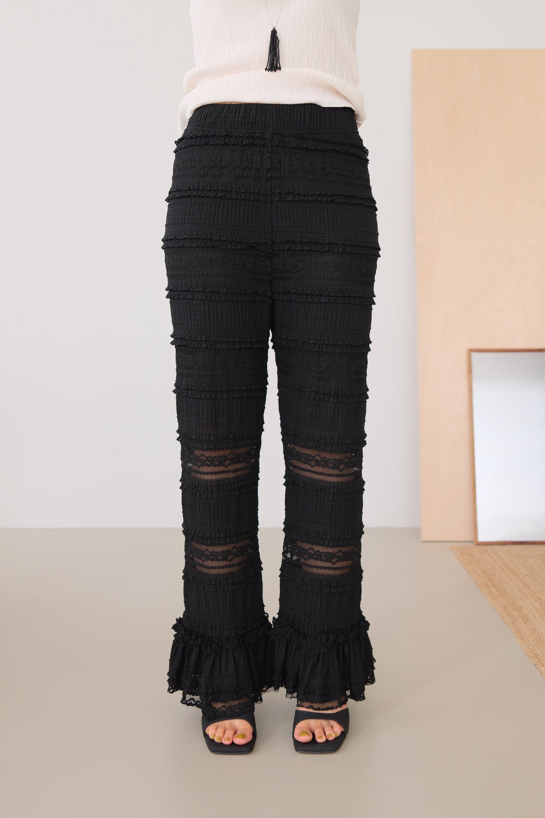 Lace Siren Flared Pants