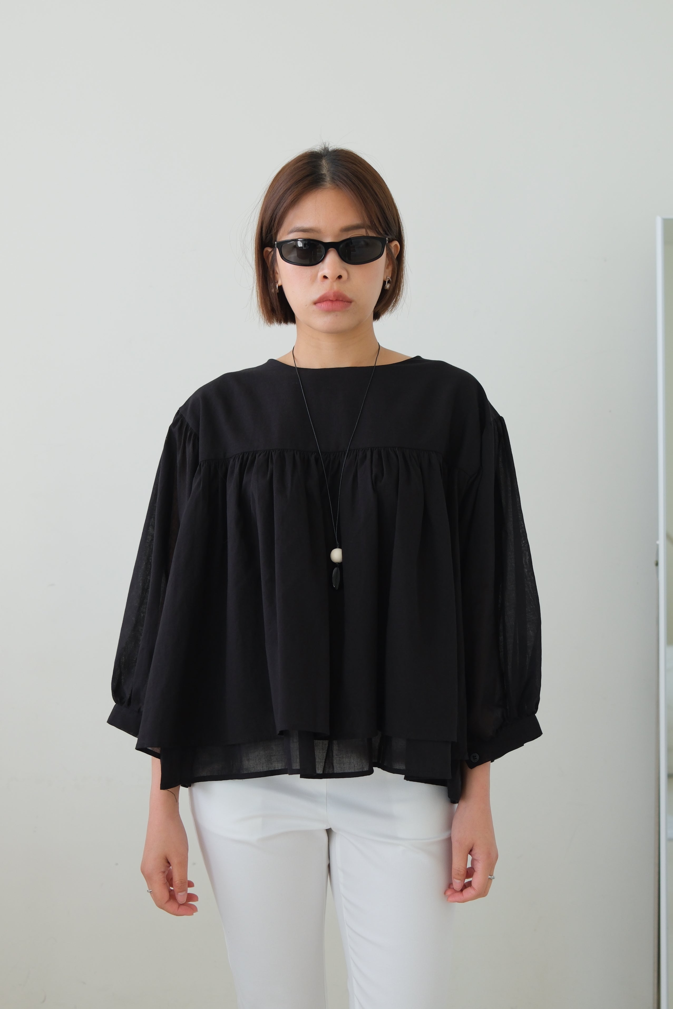 Riri Flowy Ruffle Blouse