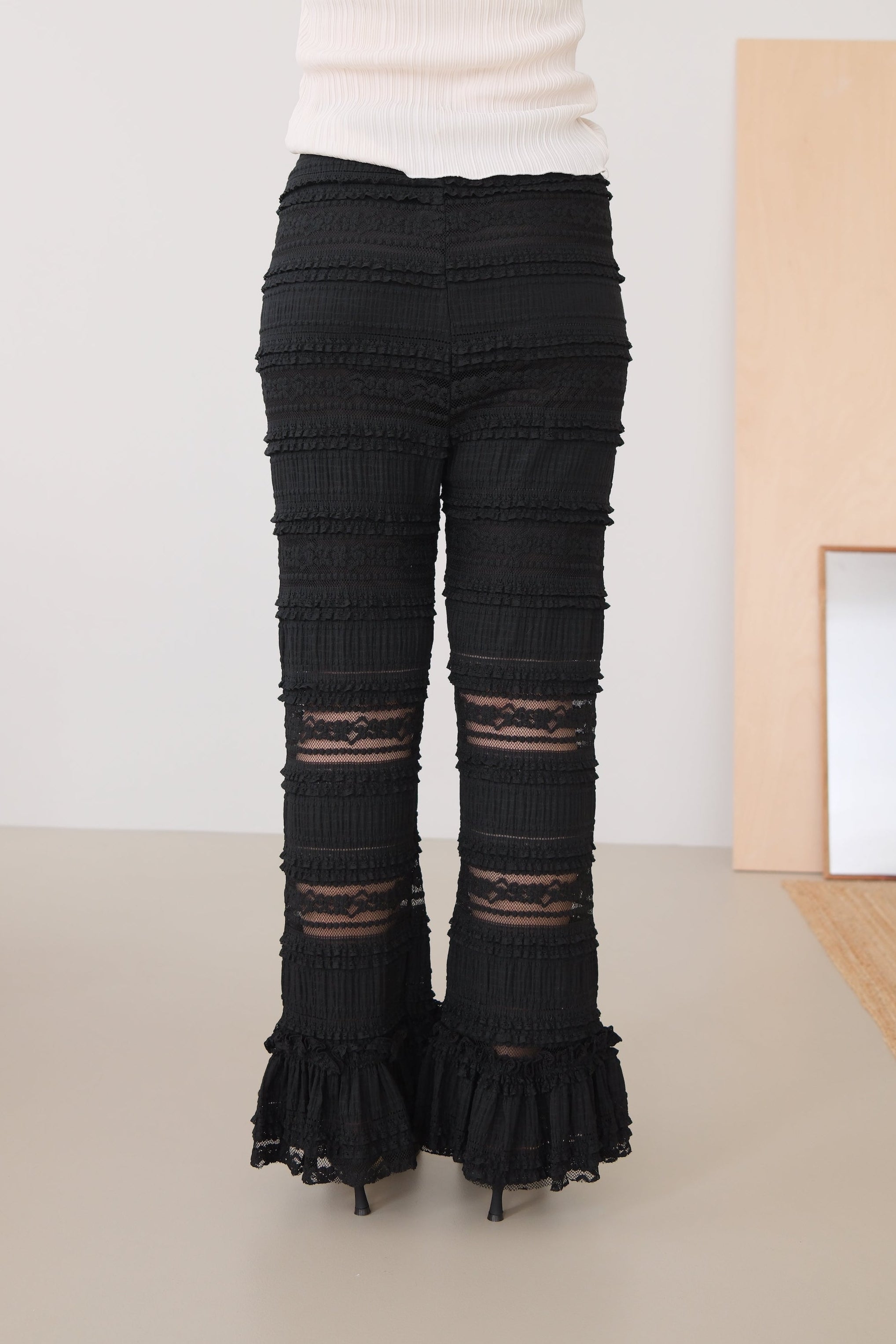 Lace Siren Flared Pants