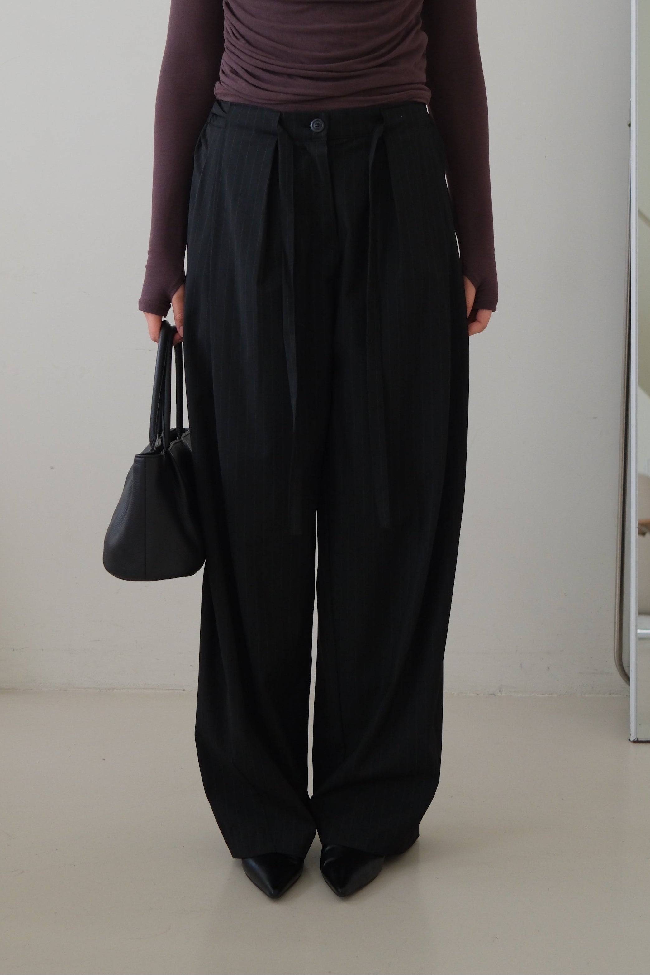 Ralph striped loose trousers