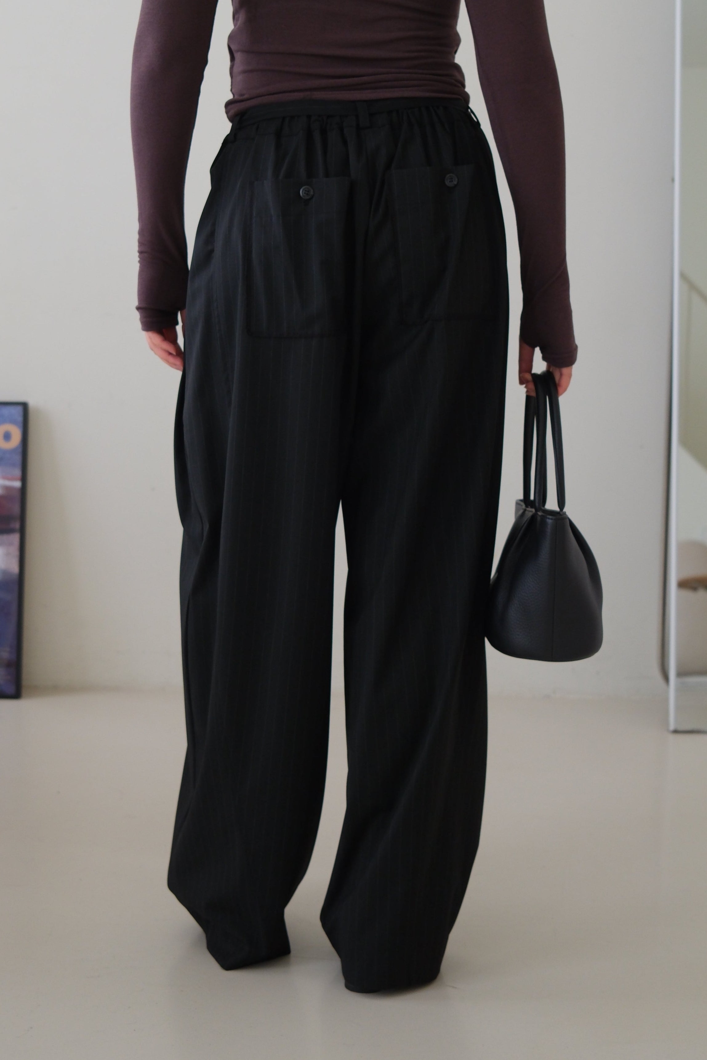 Ralph striped loose trousers