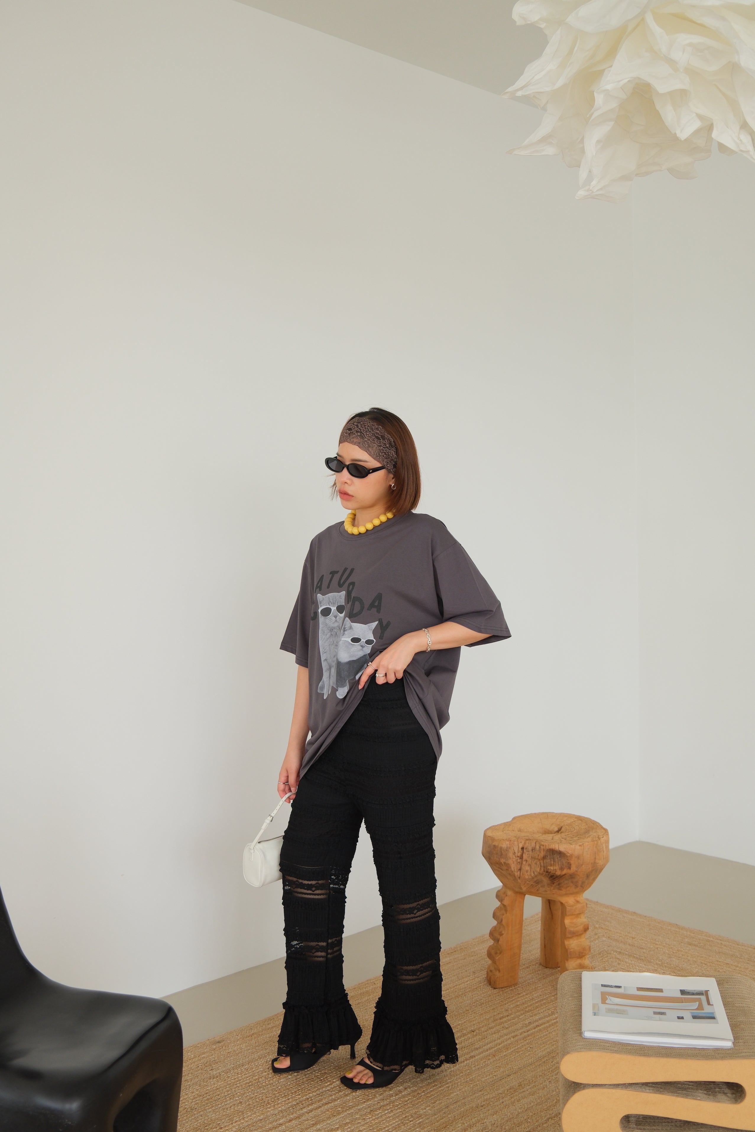 Caturday Oversized Tee