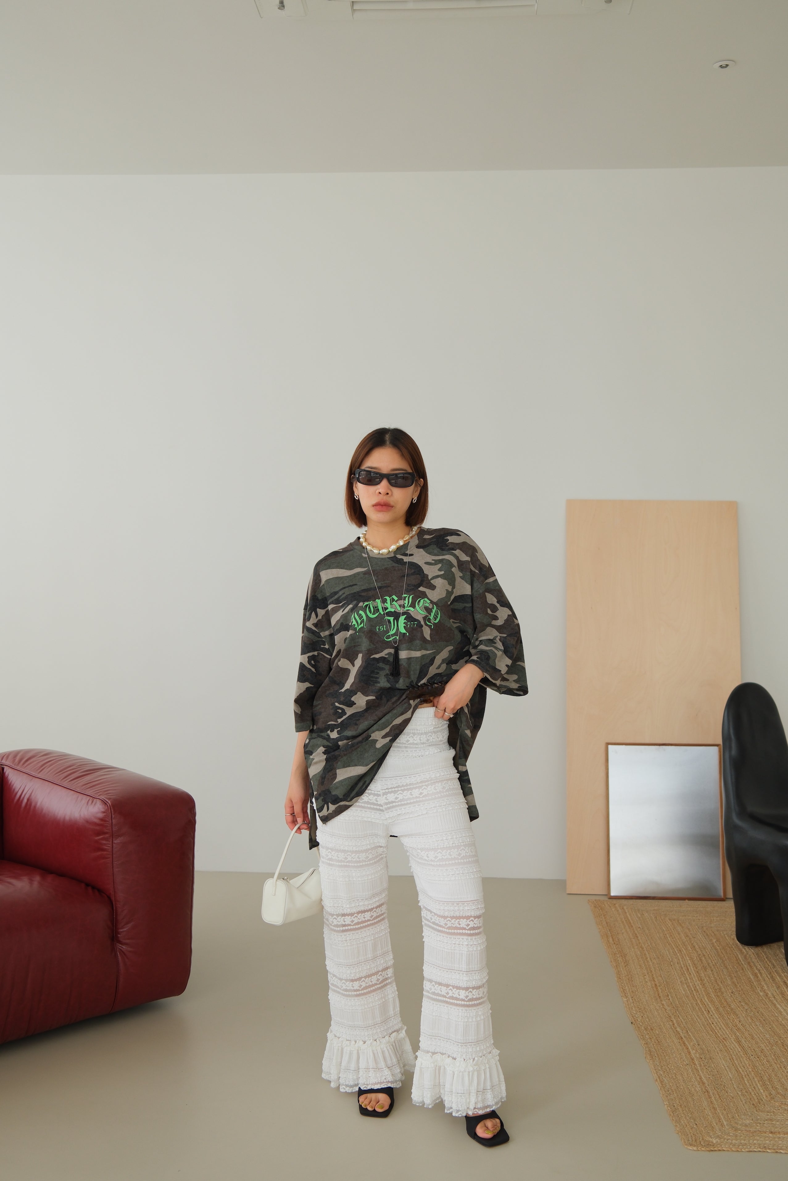 Oversized Camo Graphic Tee
