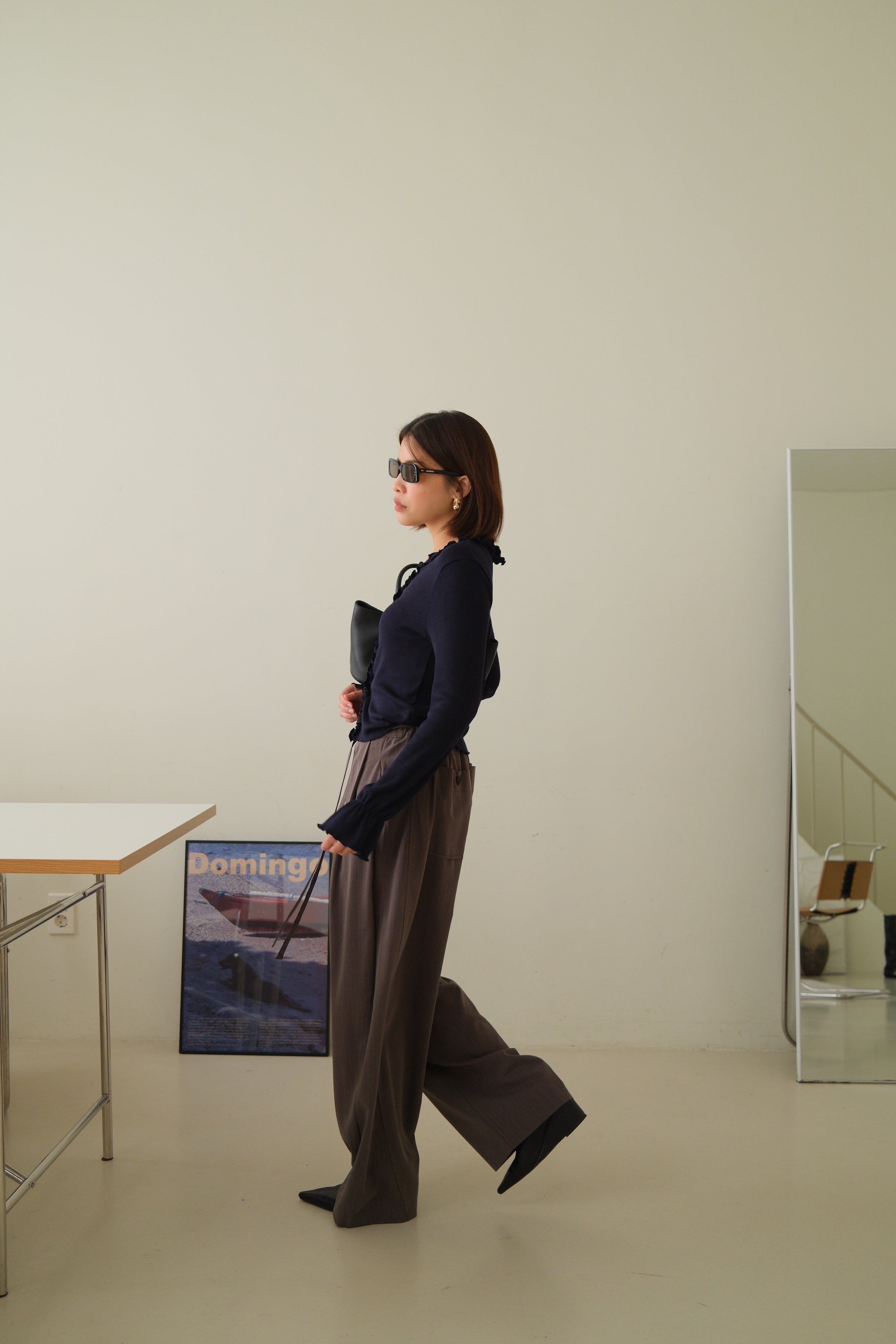 Rely frill hem cardigan