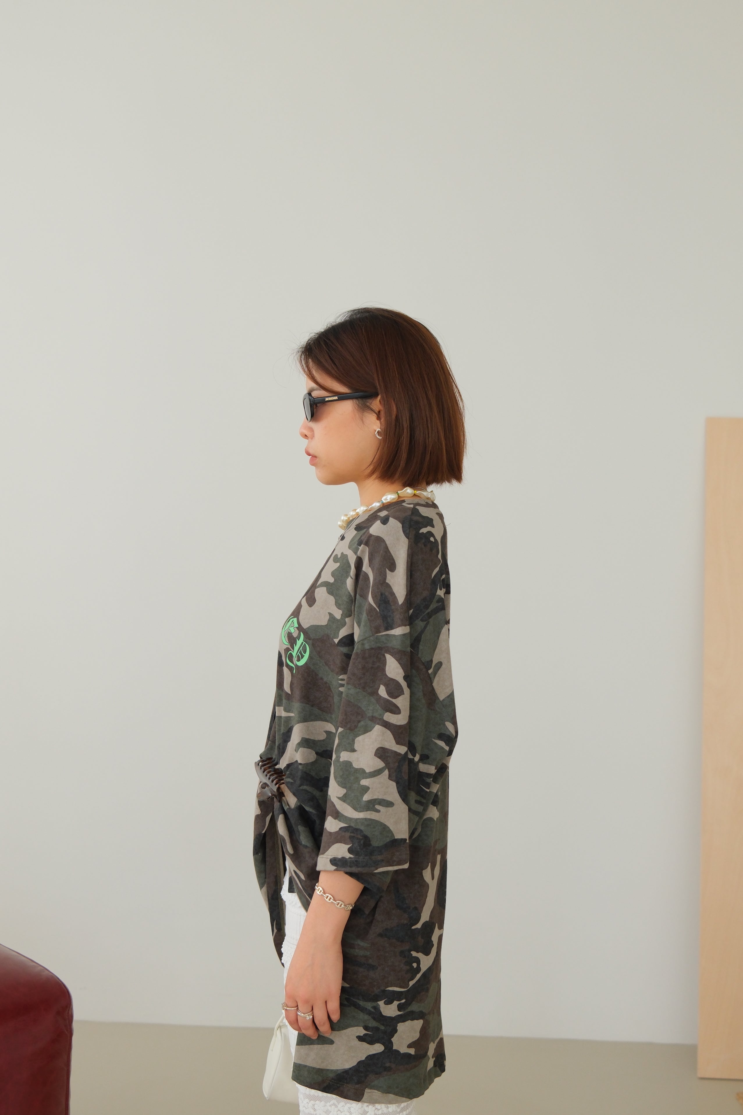 Oversized Camo Graphic Tee