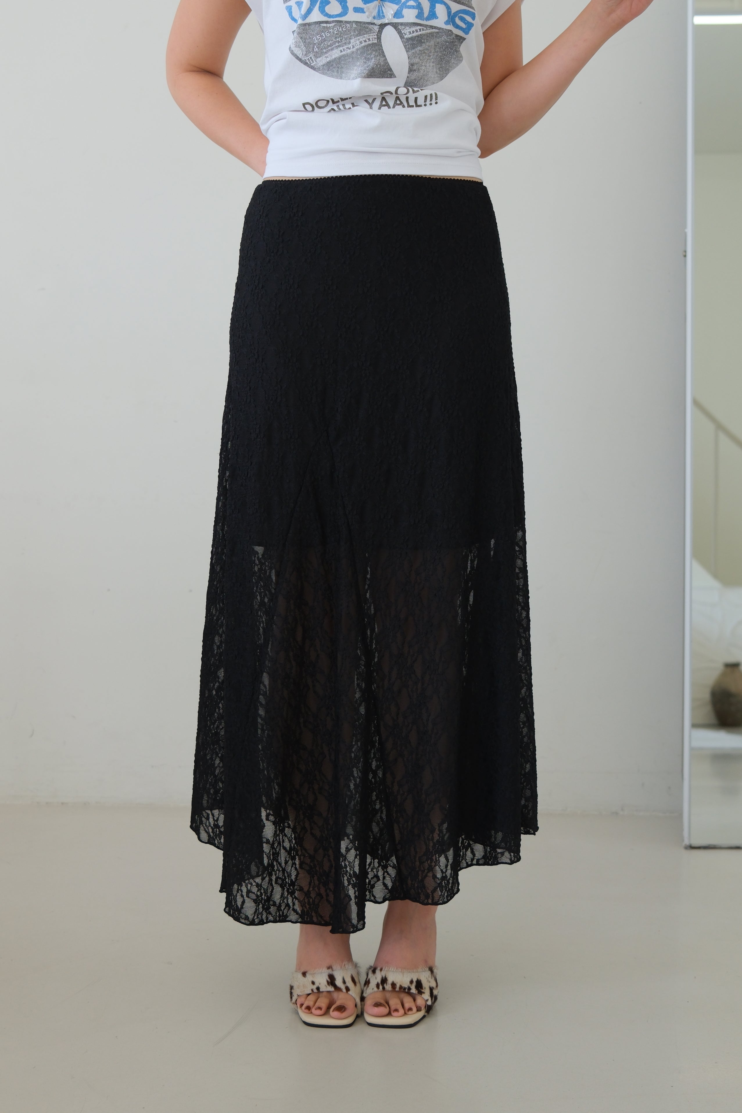 Siren Stretch Lace Mermaid Skirt