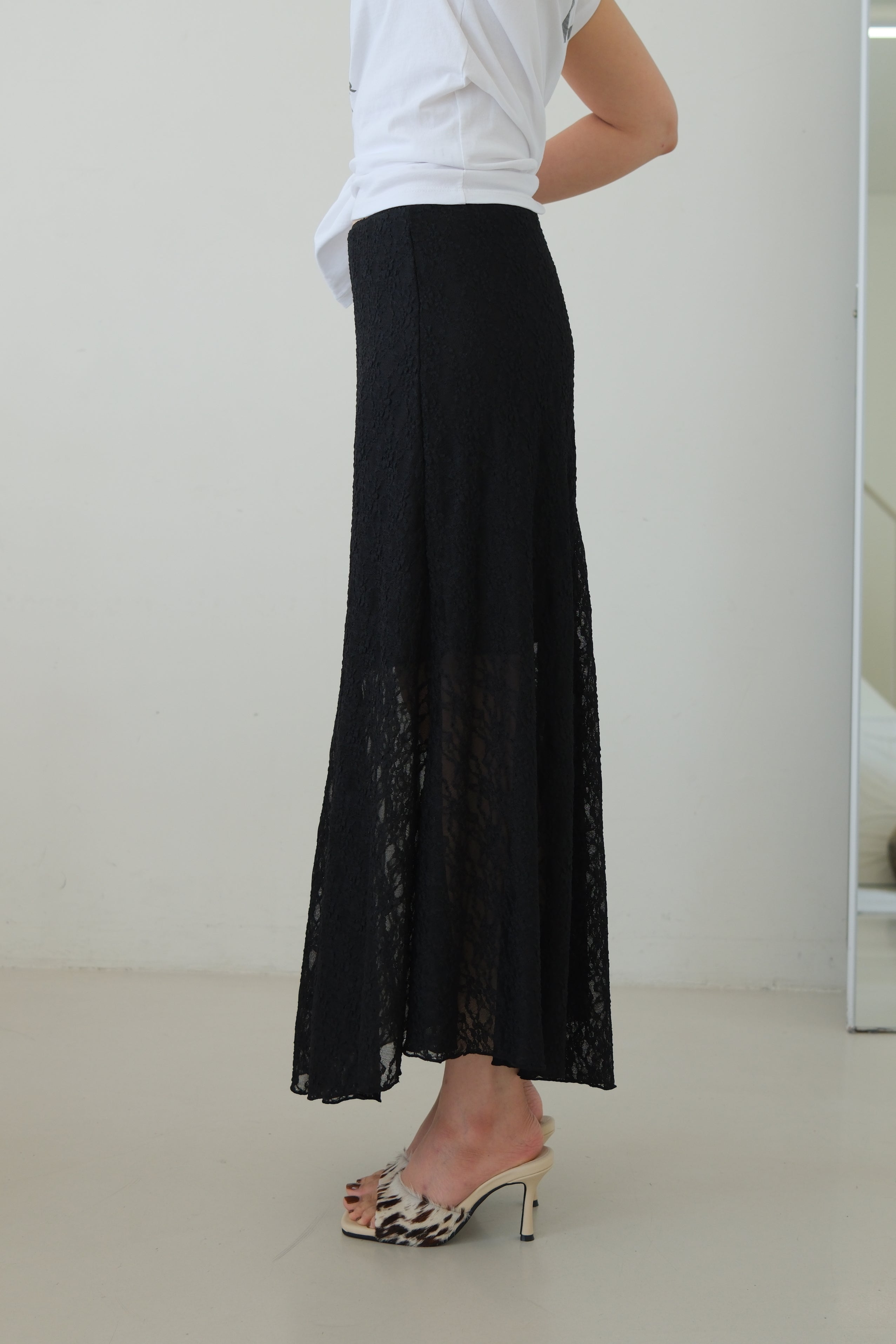 Siren Stretch Lace Mermaid Skirt
