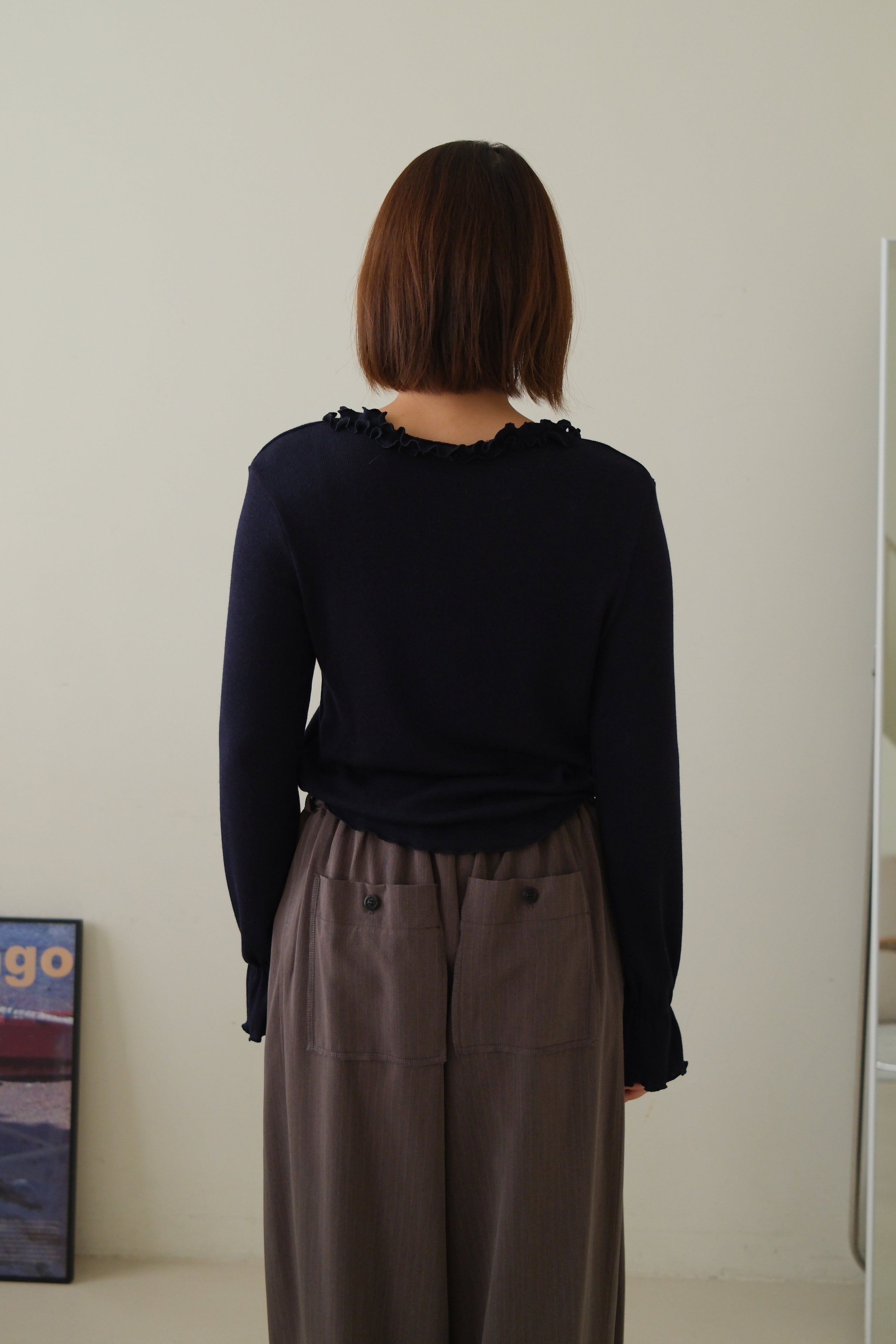 Rely frill hem cardigan