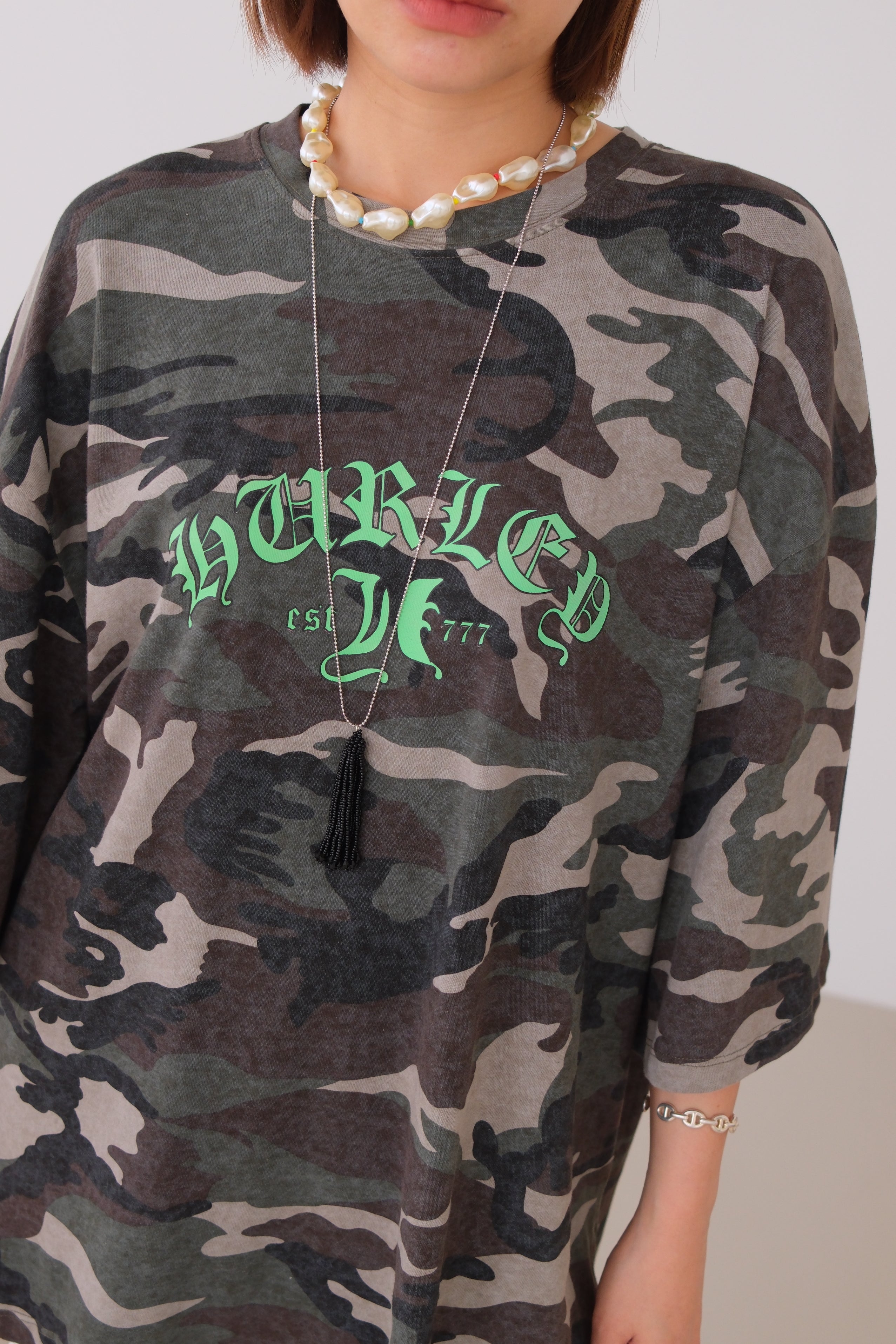 Oversized Camo Graphic Tee