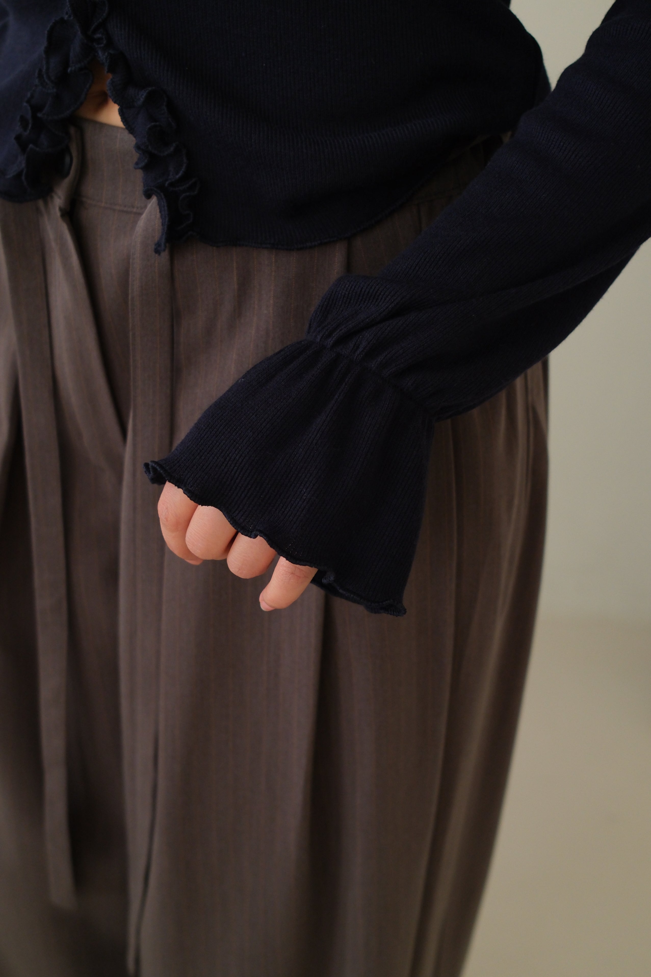 Rely frill hem cardigan