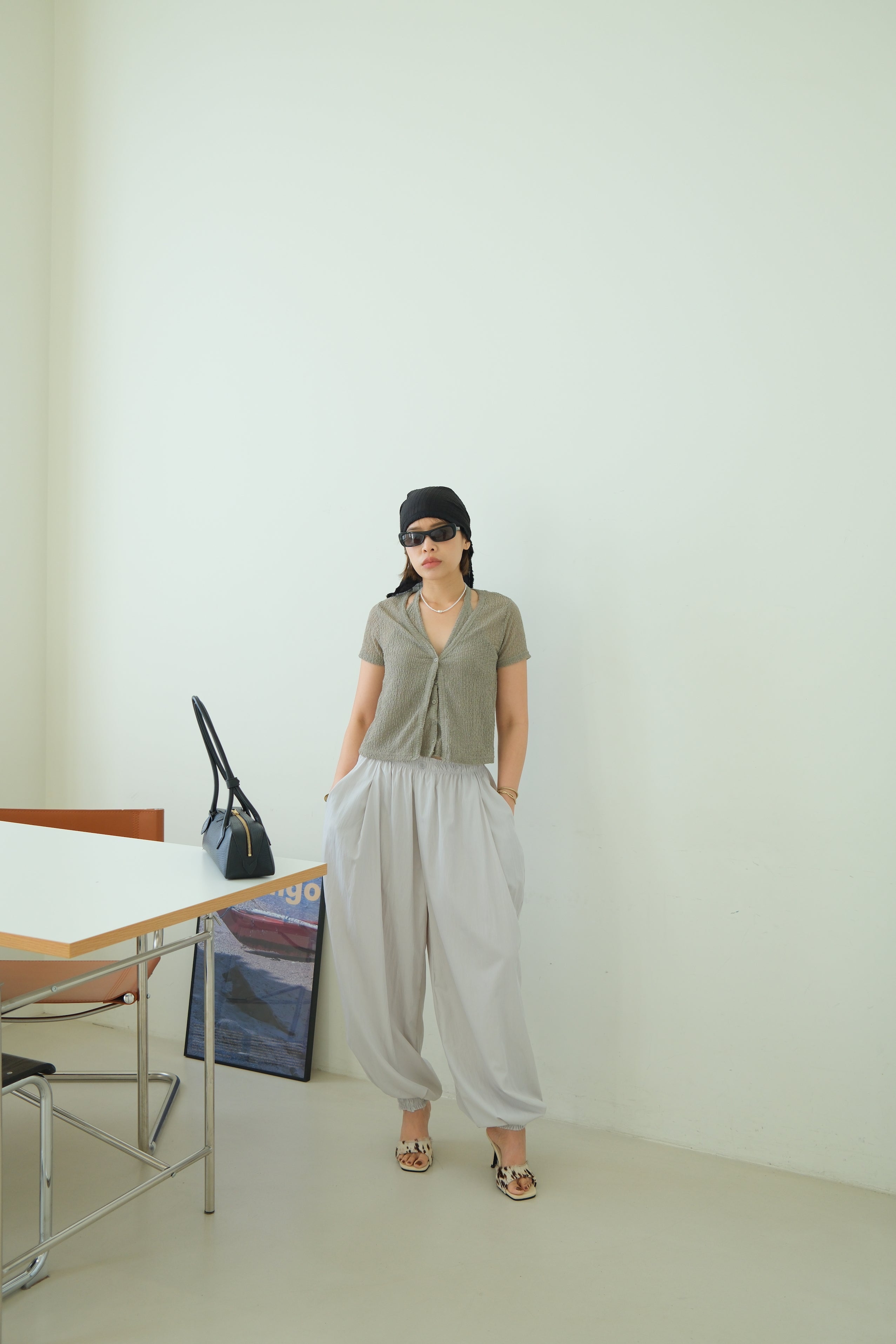 Echo Layered Halter Crop