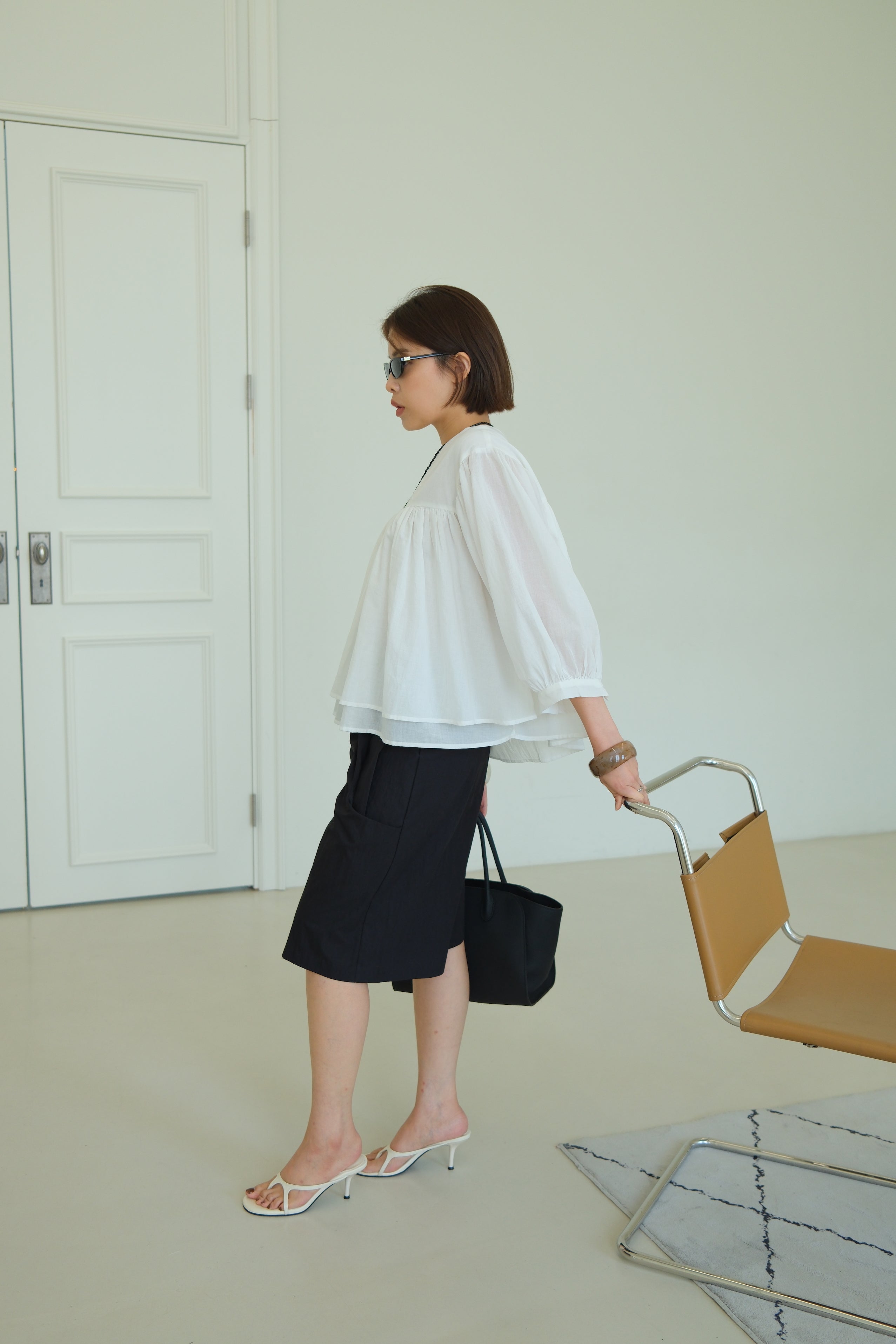 Riri Flowy Ruffle Blouse