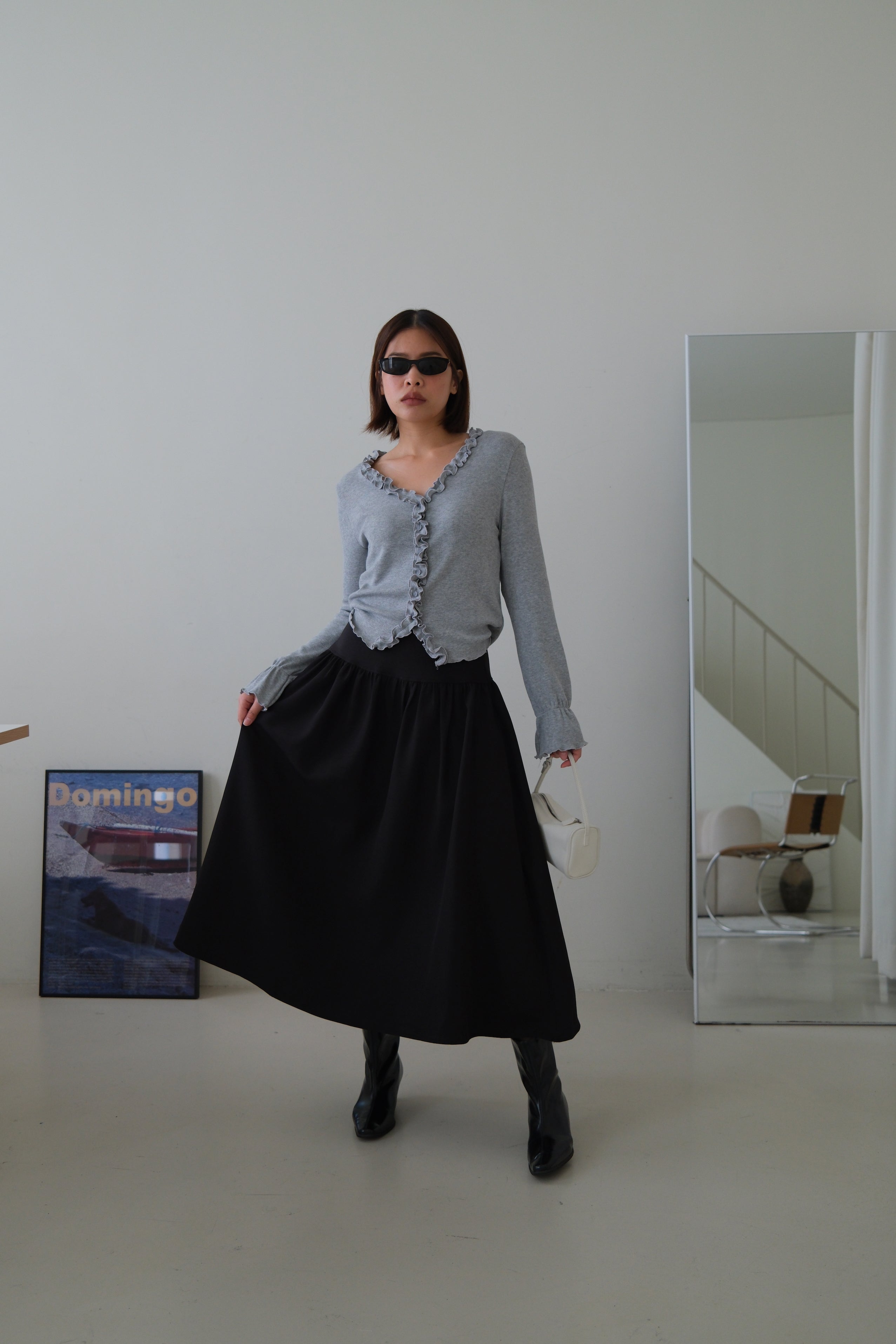 Yotei midi skirt