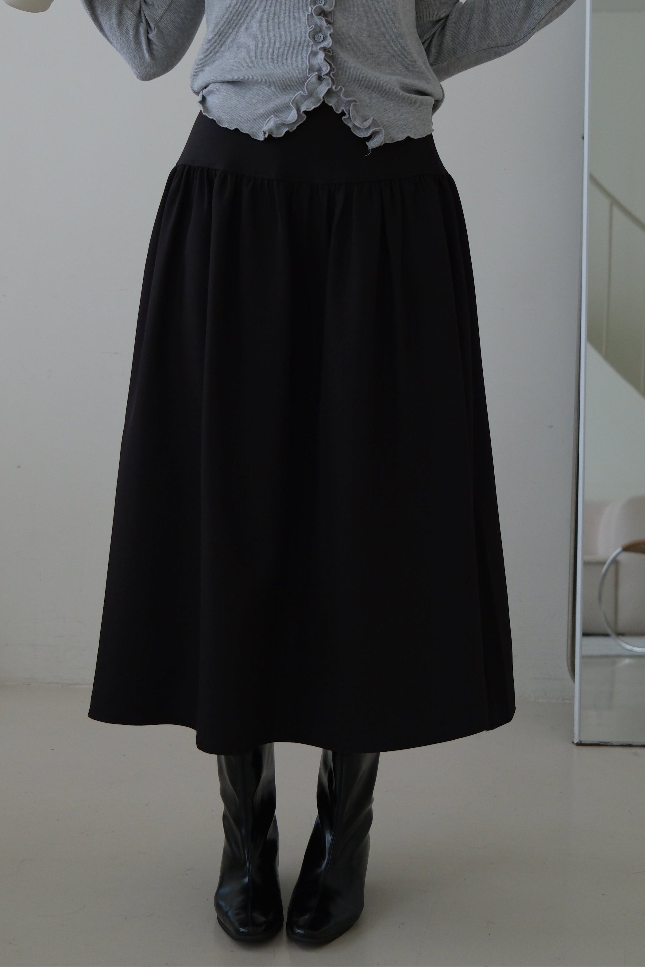 Yotei midi skirt