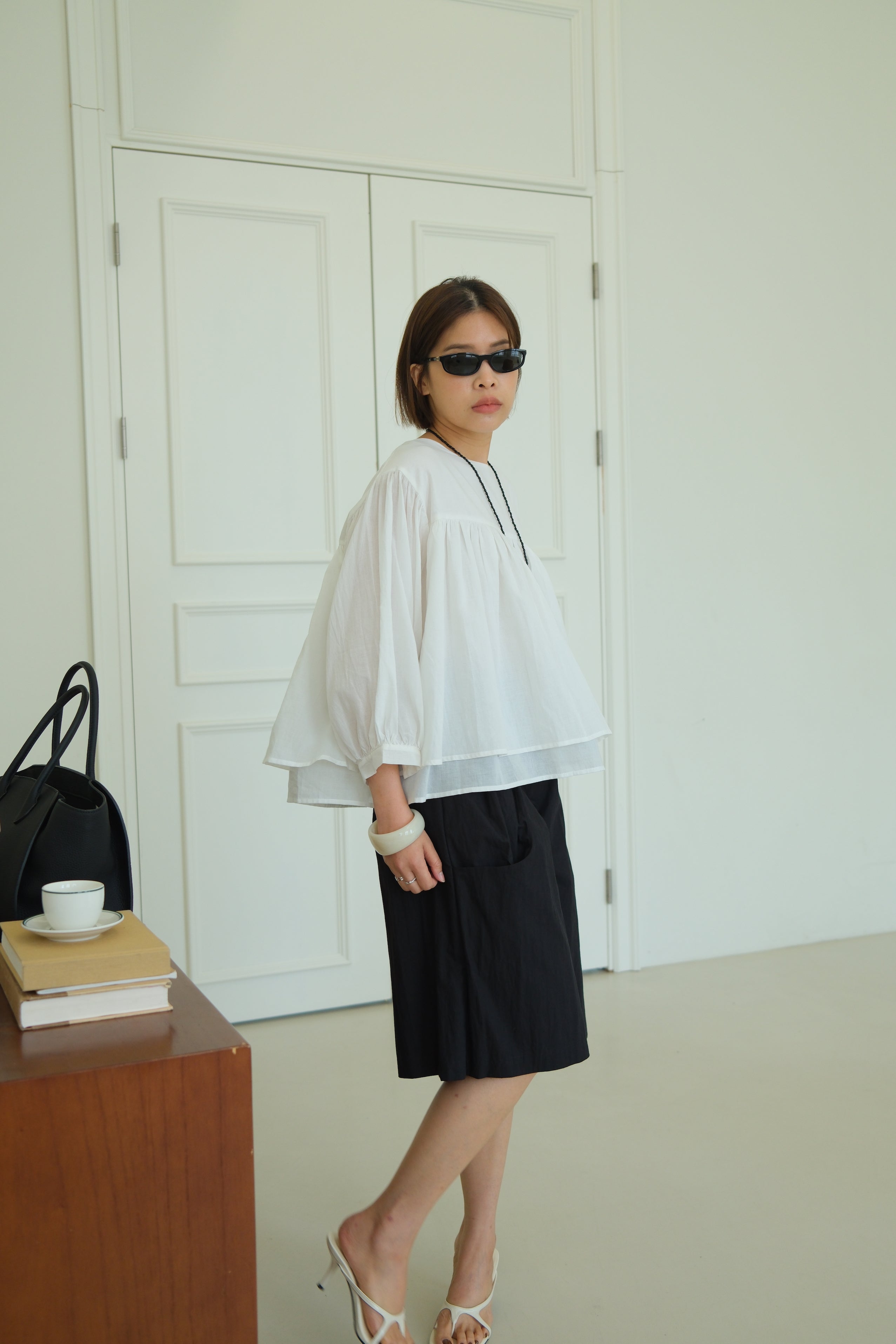Riri Flowy Ruffle Blouse