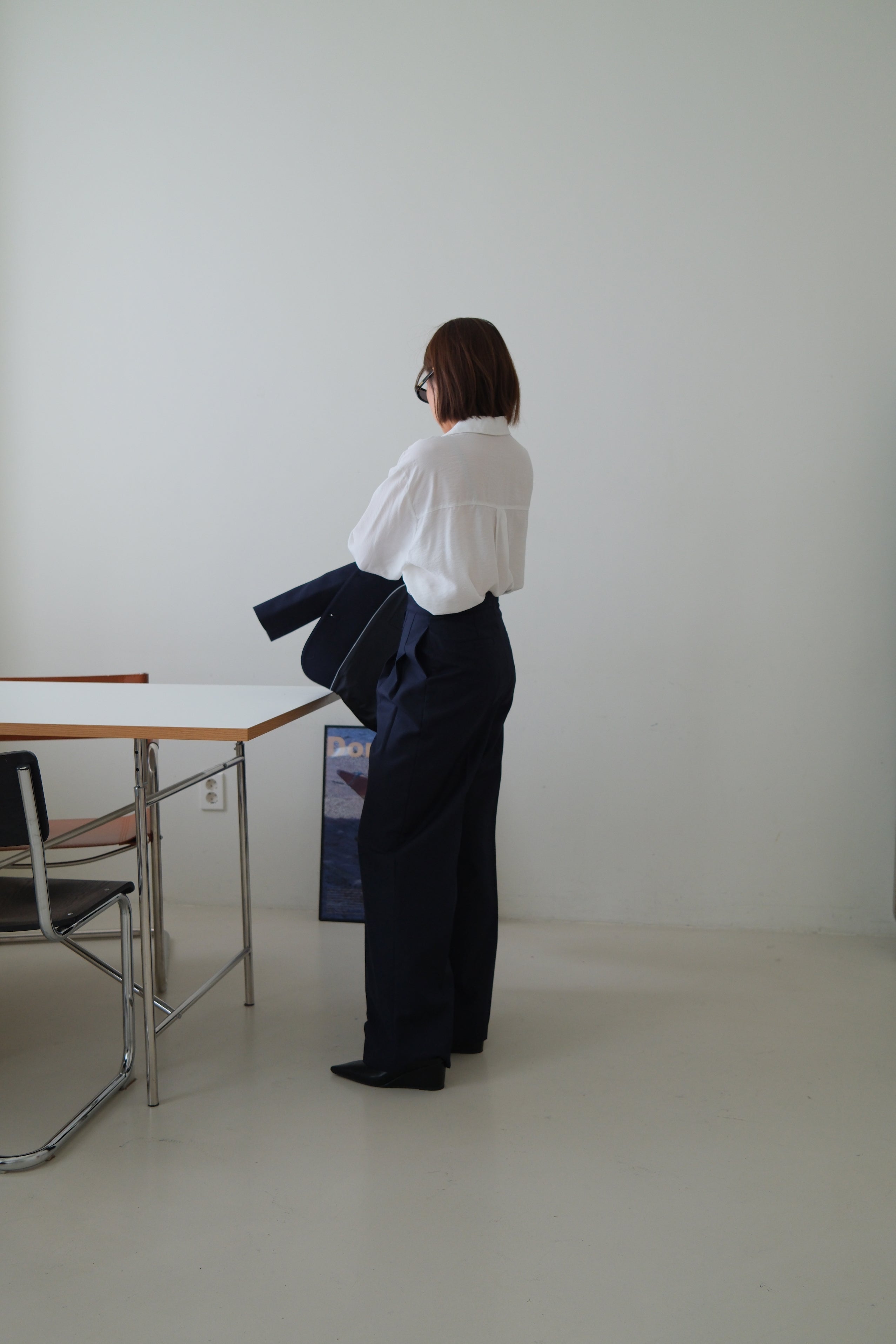 Koln highwaist pleated trousers