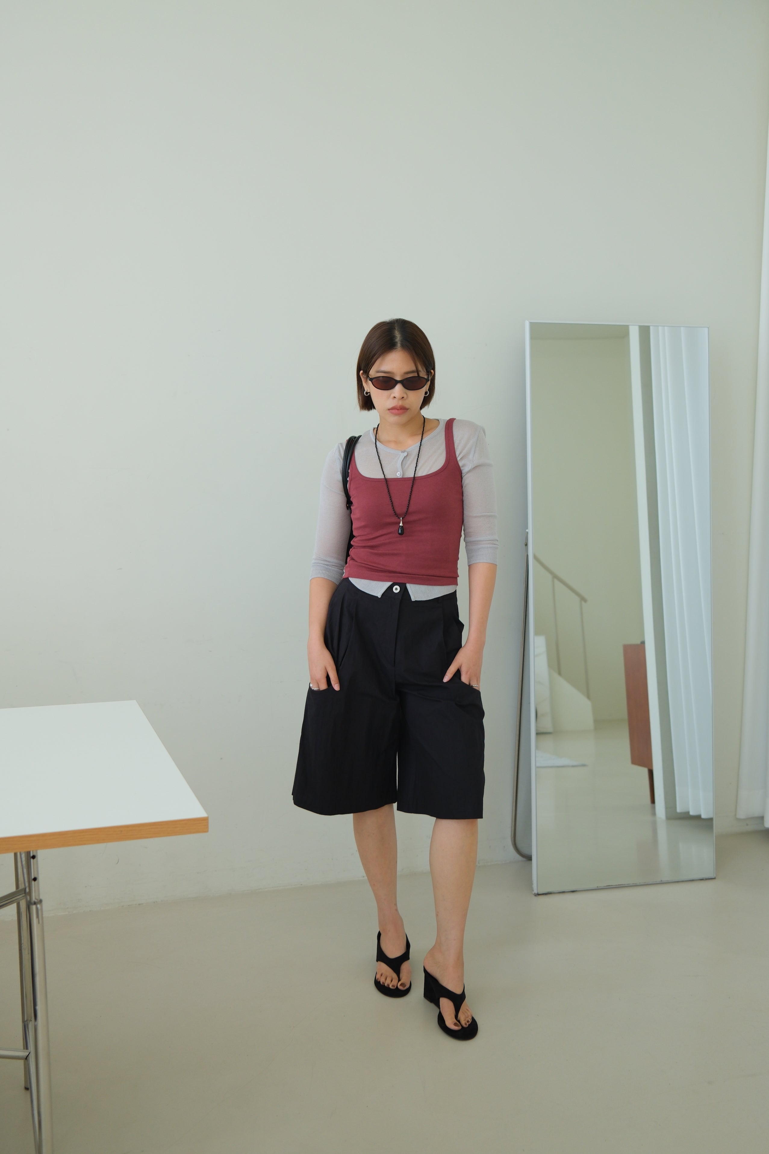Auri Relax Nylon Shorts