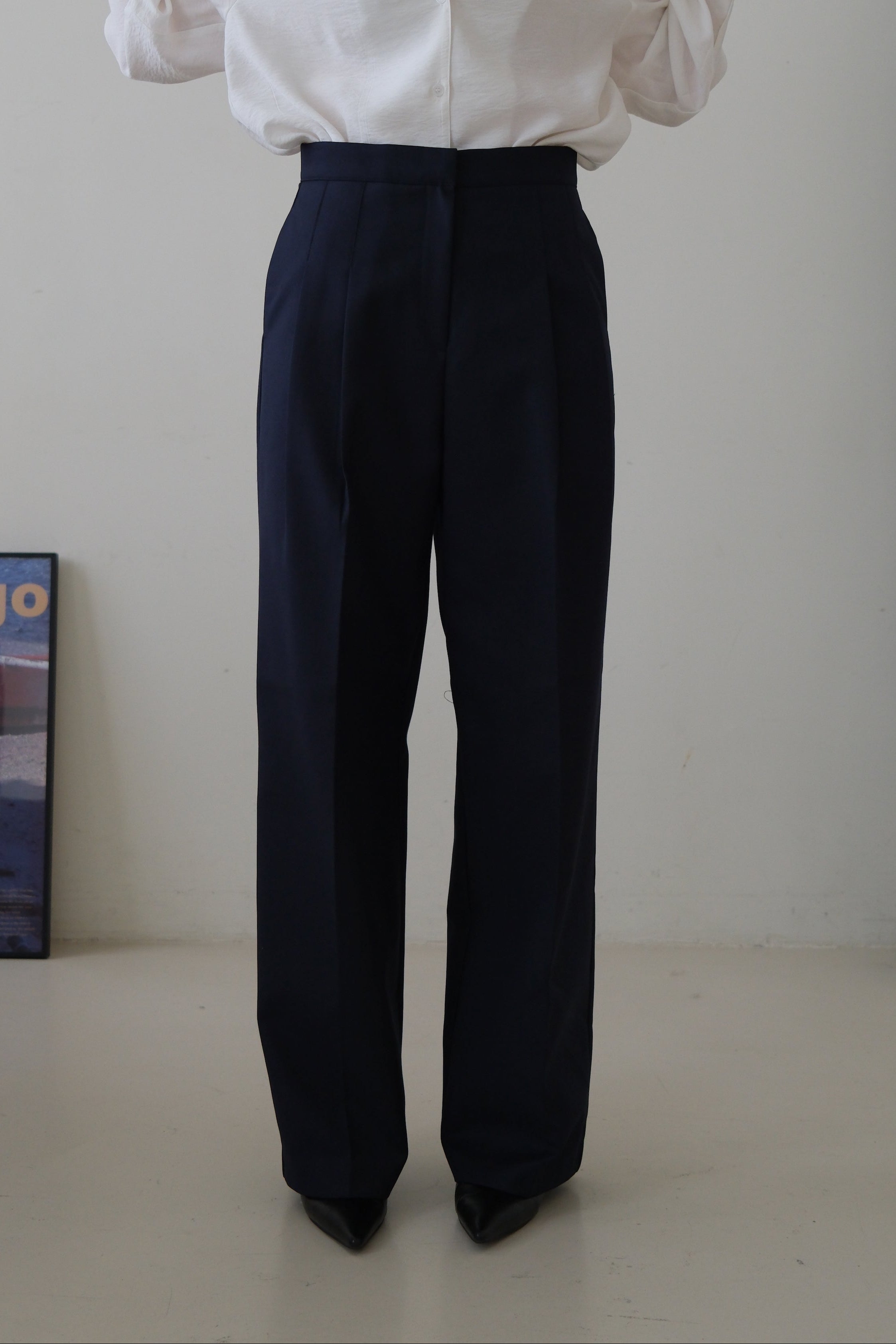Koln highwaist pleated trousers