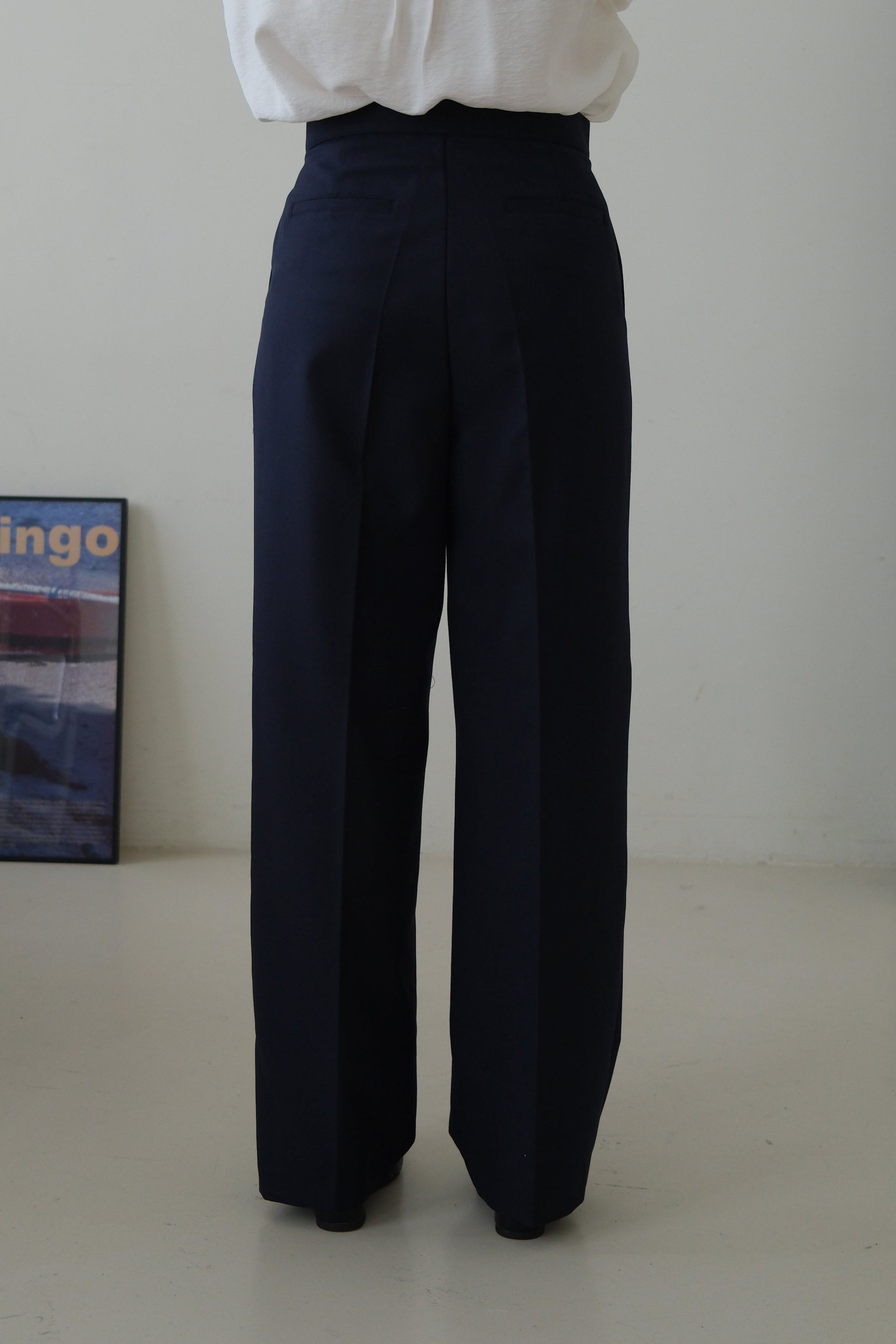 Koln highwaist pleated trousers