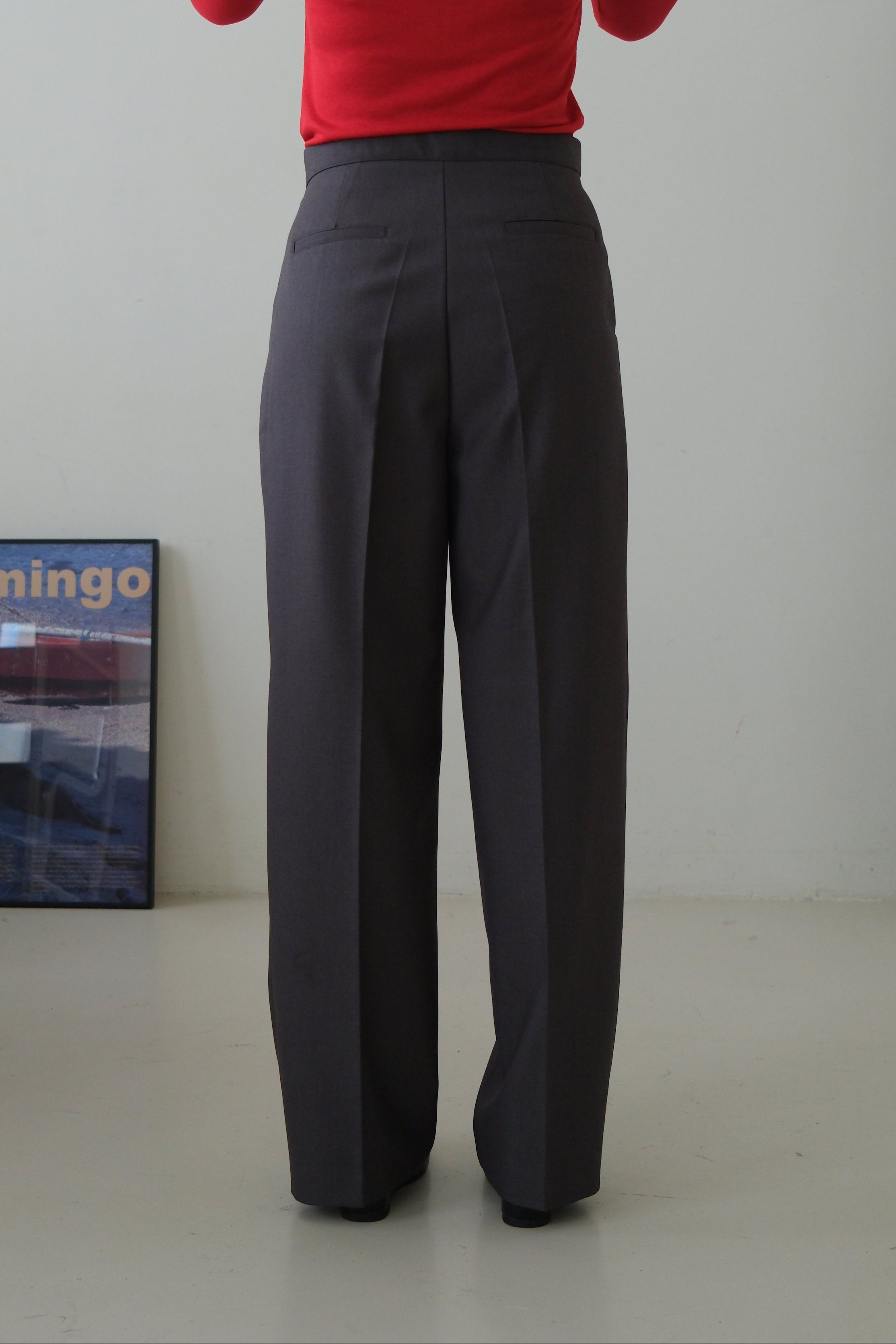 Koln highwaist pleated trousers