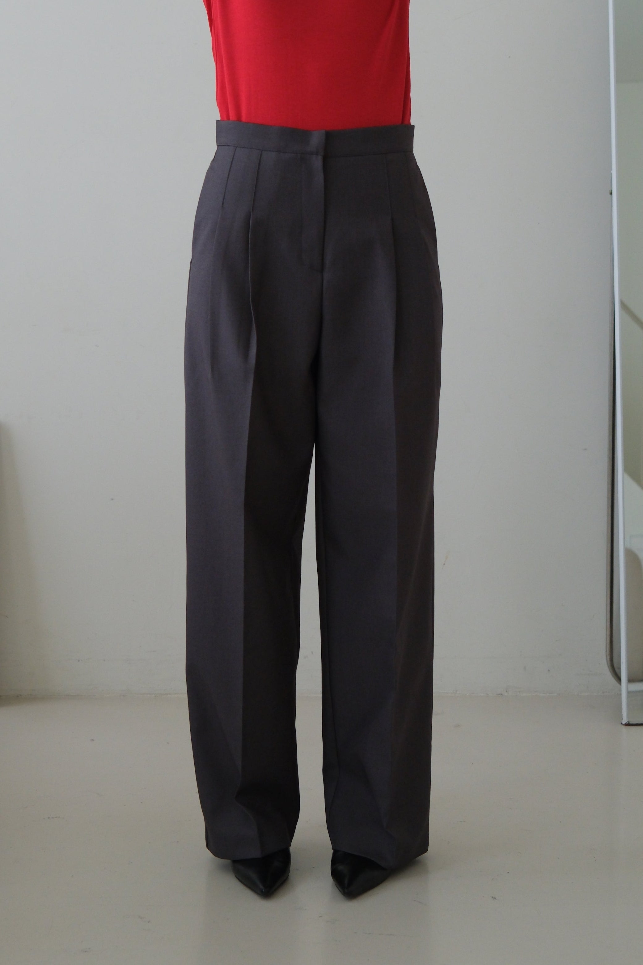 Koln highwaist pleated trousers