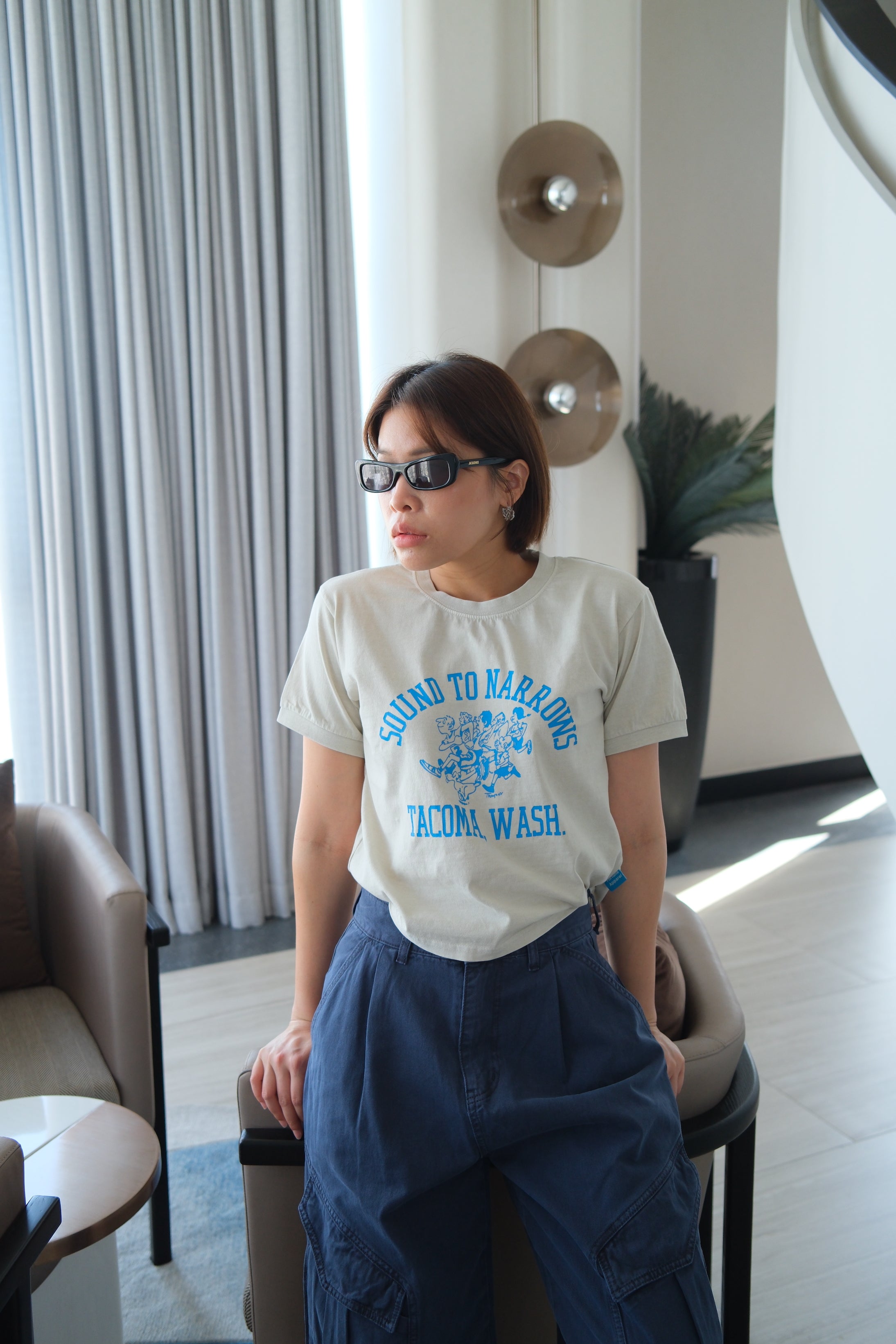 Runa Washed Crop Tee