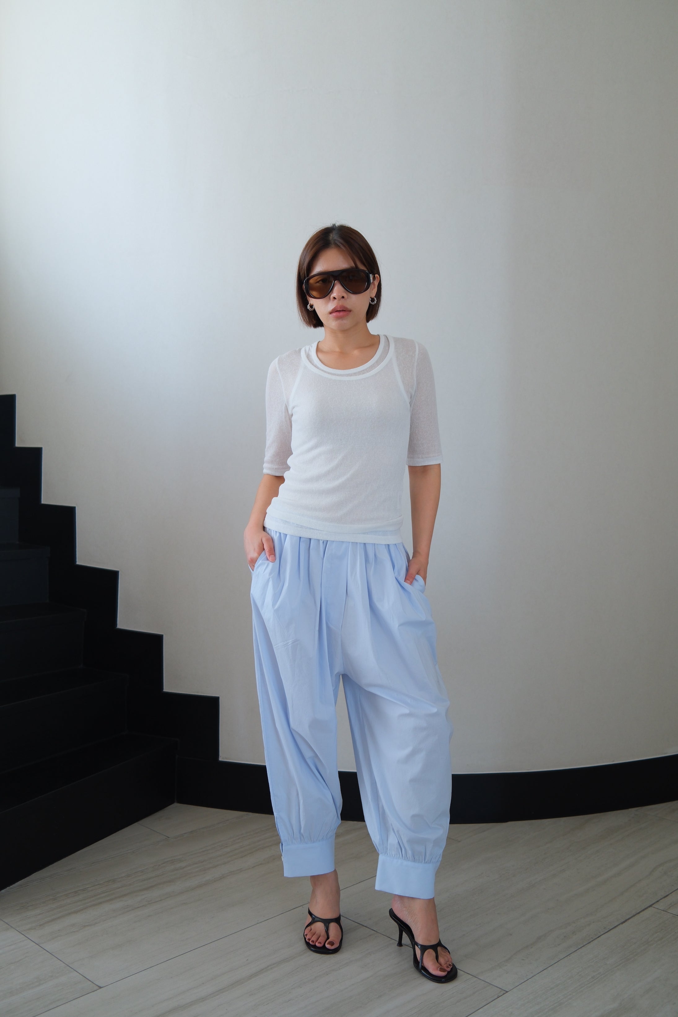 Cloud Cotton Harem Pants