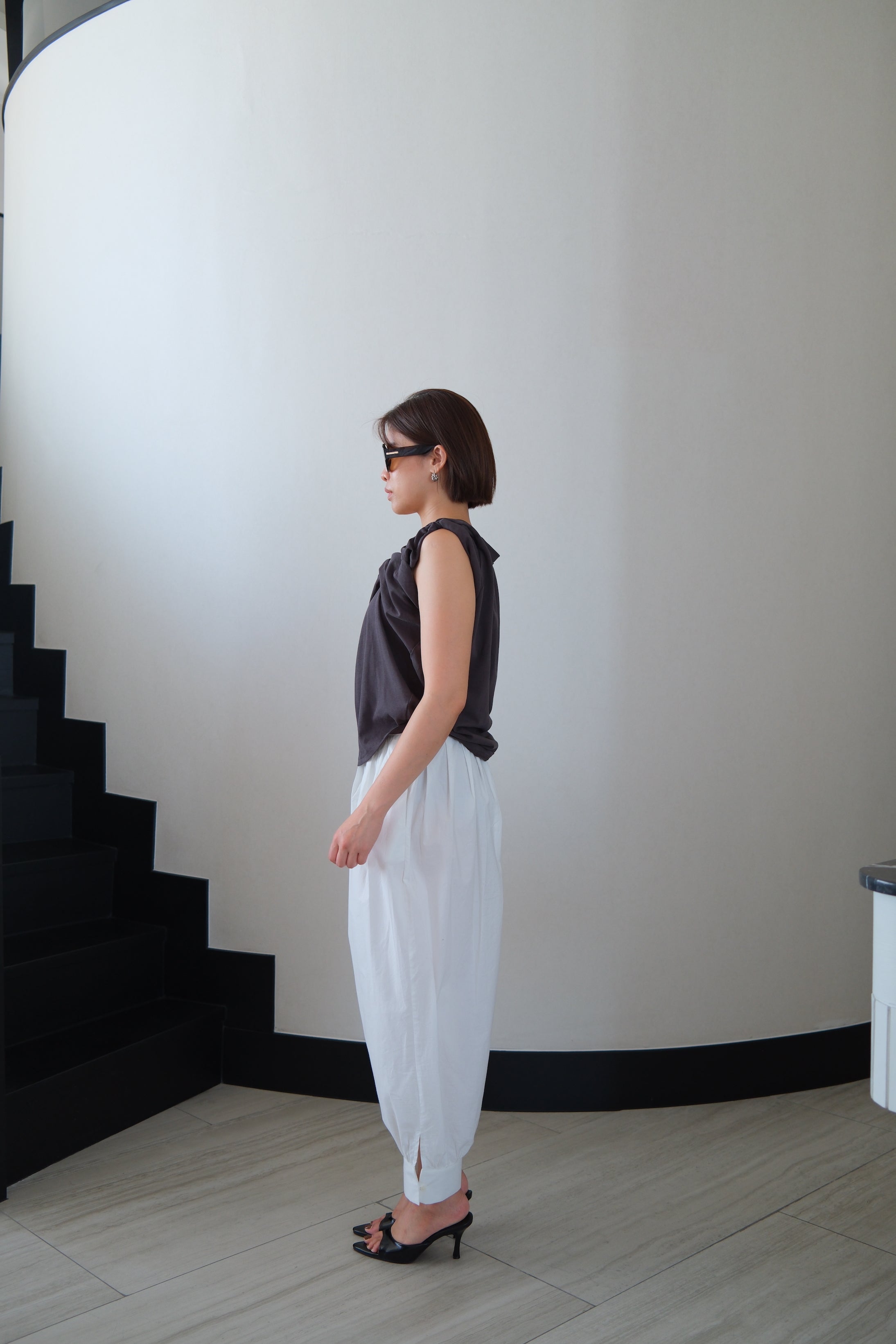 Morrow 2-Way Rolled Sleeve Top