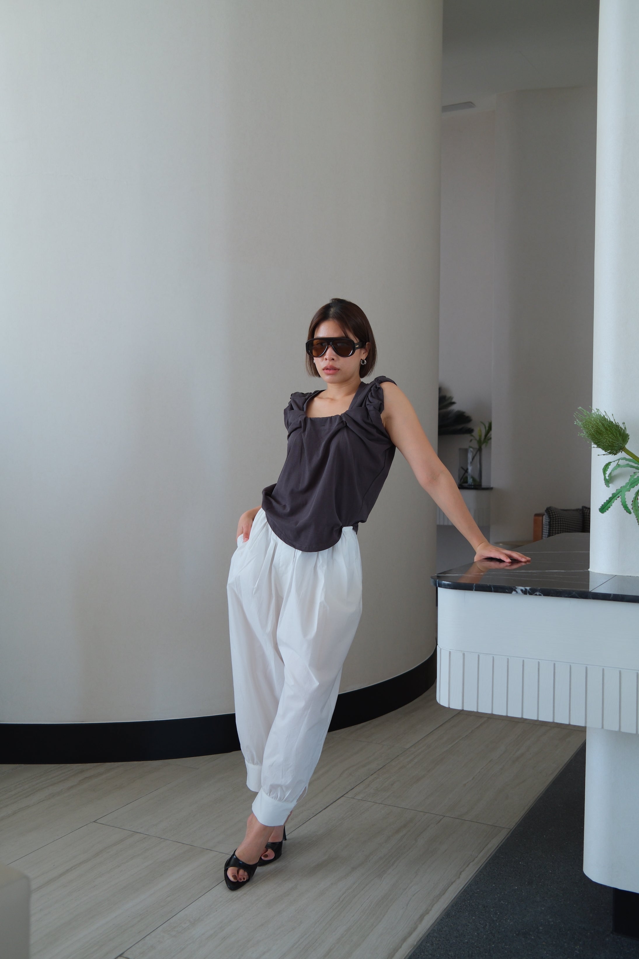 Cloud Cotton Harem Pants